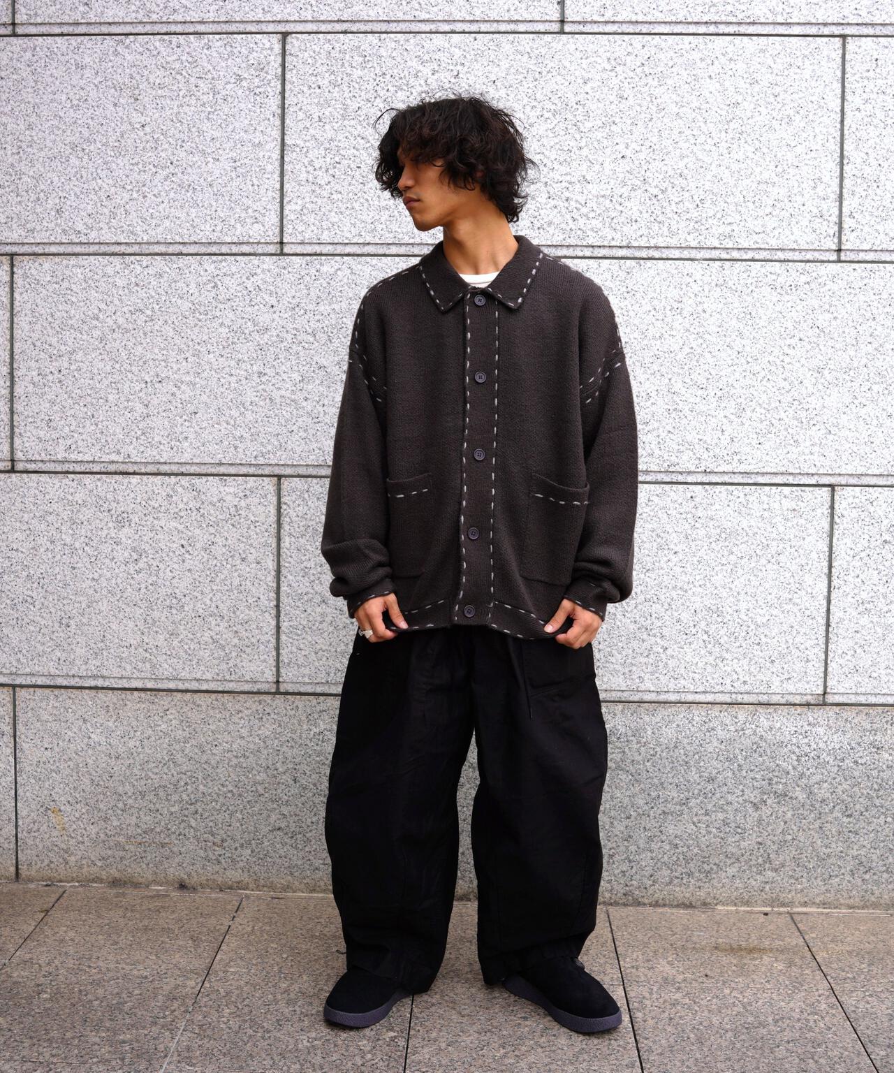B omnivore/ビーオムニボー 起毛KNIT HAND JACKET