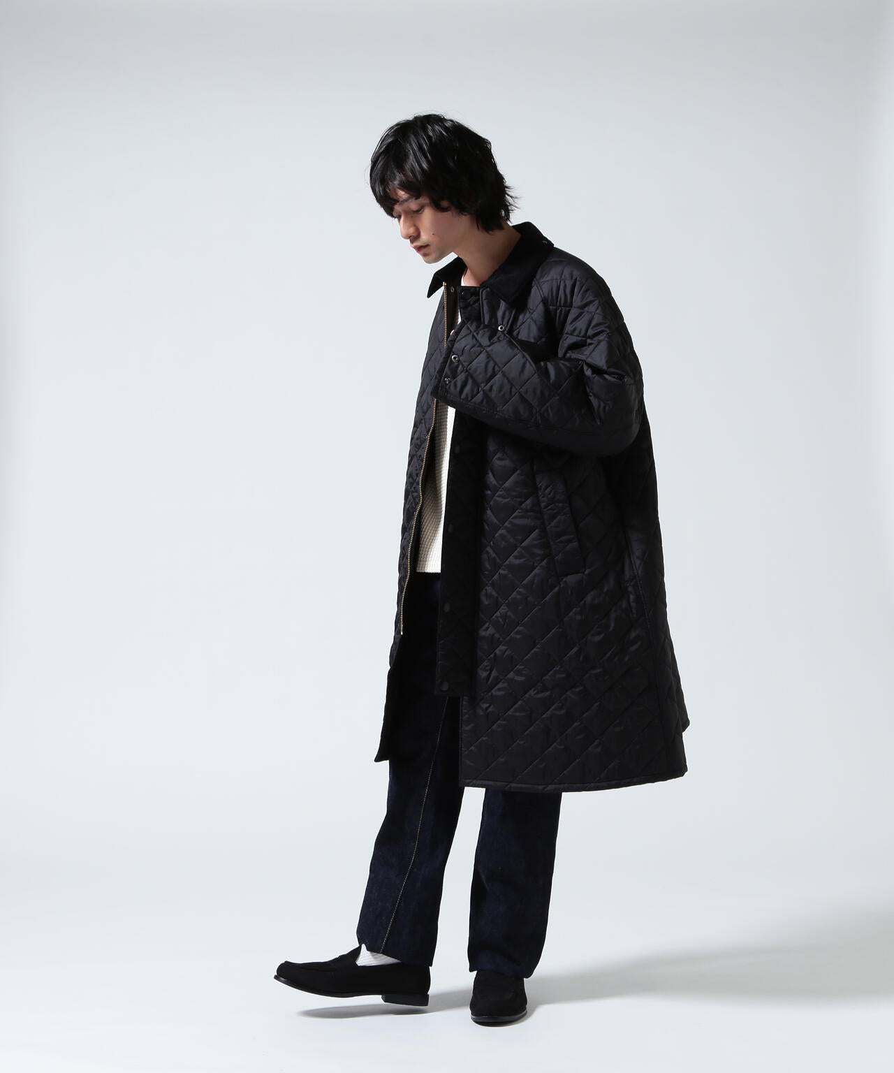 Barbour/バブアー EXMOOR QUILTING MID-LENGTH COAT エクスモアキルティングミドルレングスコート