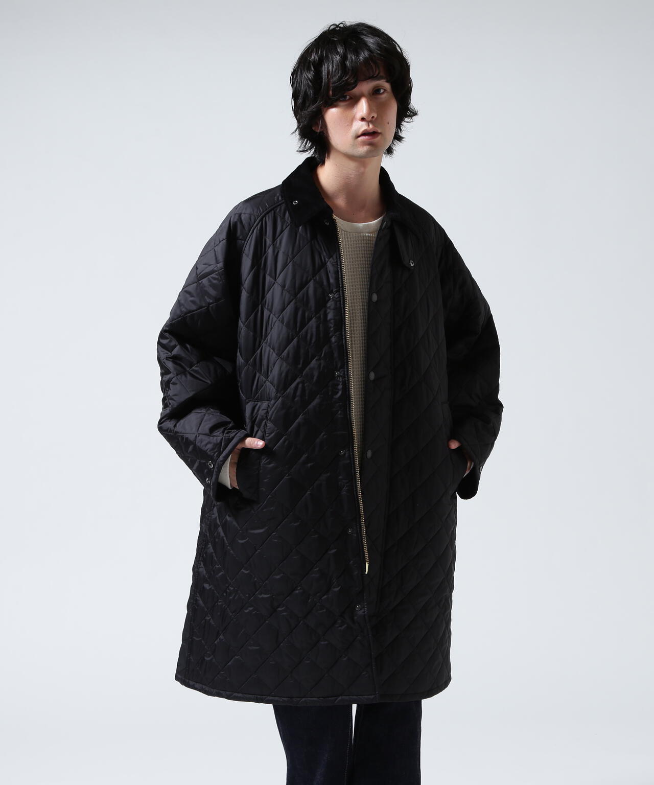 Barbour/バブアー EXMOOR QUILTING MID-LENGTH COAT エクスモアキルティングミドルレングスコート