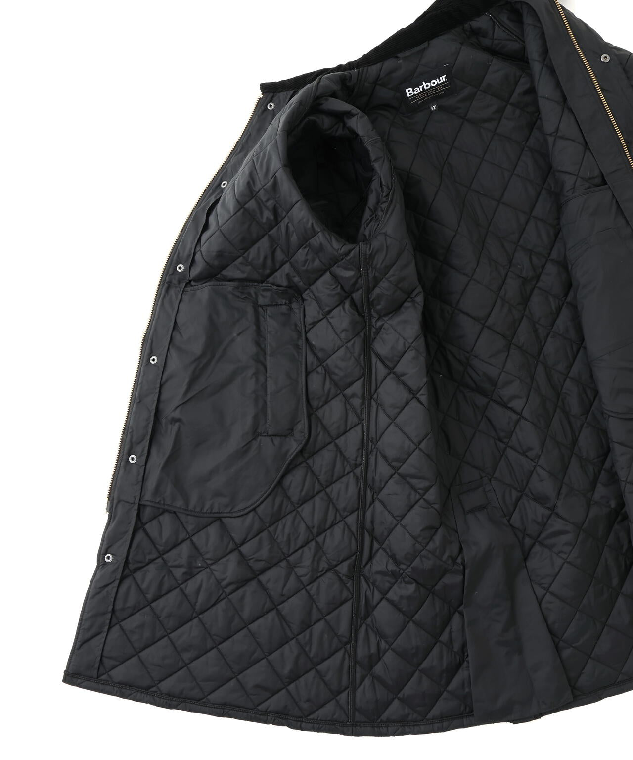 Barbour/バブアー EXMOOR QUILTING MID-LENGTH COAT エクスモアキルティングミドルレングスコート