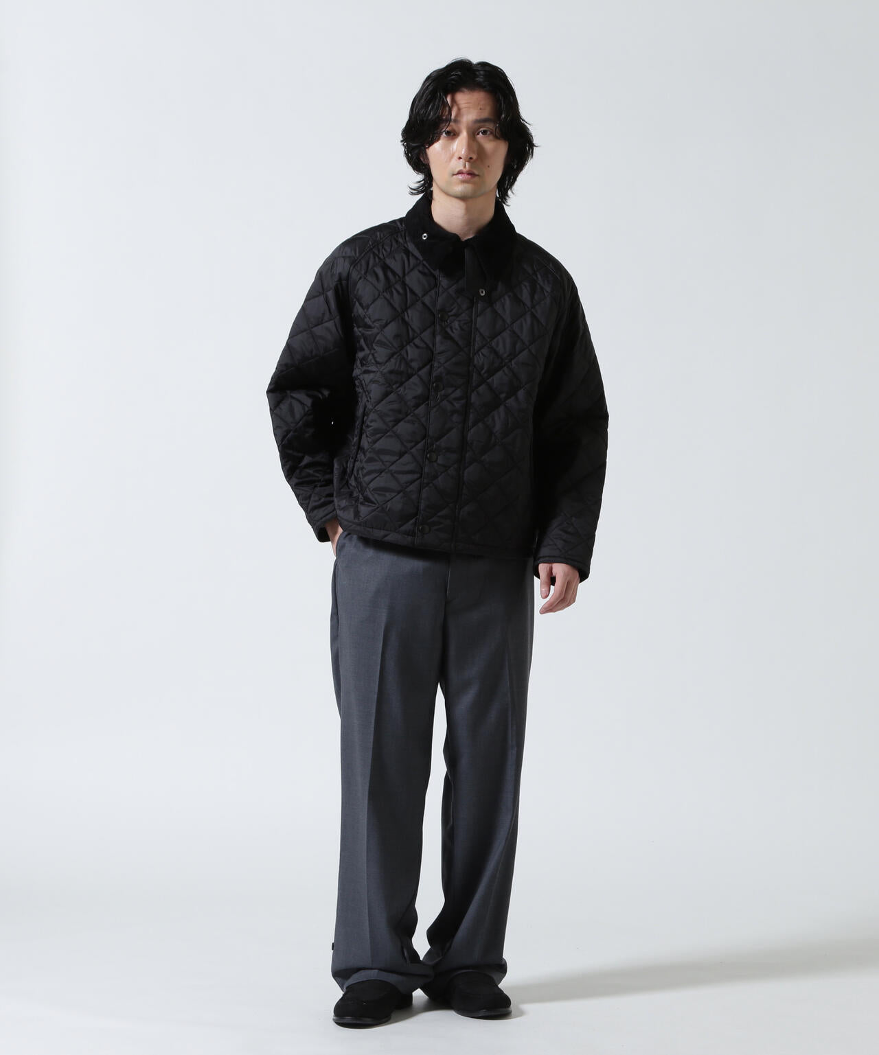 Barbour/バブアー TRANSPORT QUILTEING BLOUSON トランスポート キルティング ブルゾン MQU1796