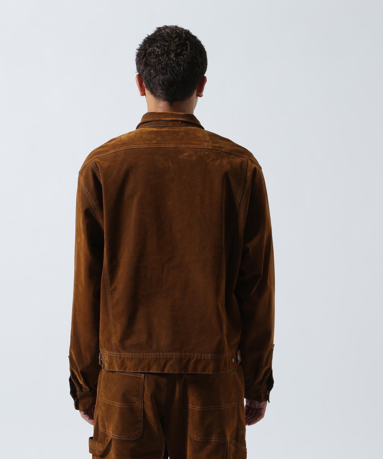 B omnivore/ビーオムニボー FLOCKY DENIM COVER JACKET フロッキーデニムカバージャケット