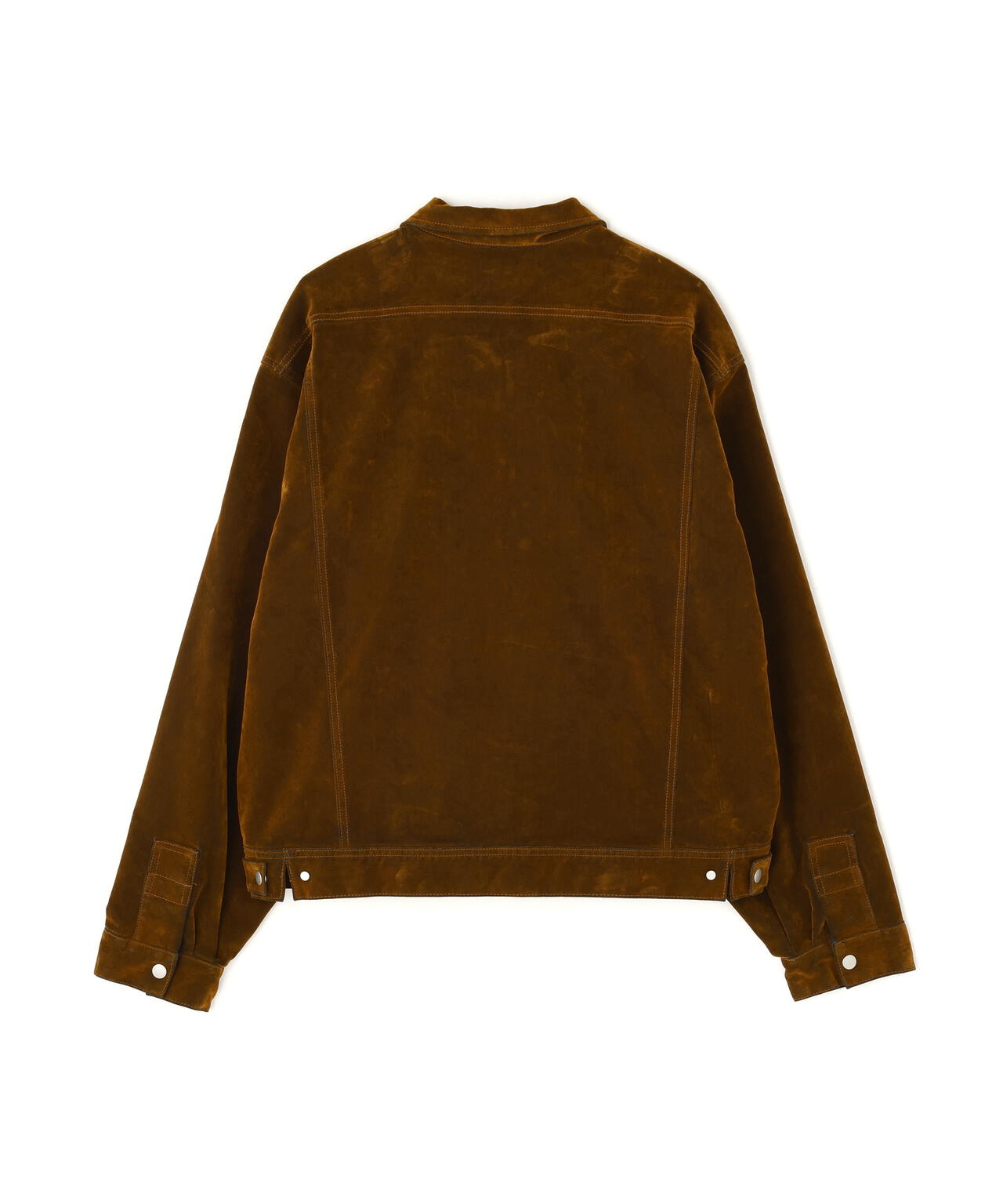 B omnivore/ビーオムニボー FLOCKY DENIM COVER JACKET フロッキーデニムカバージャケット