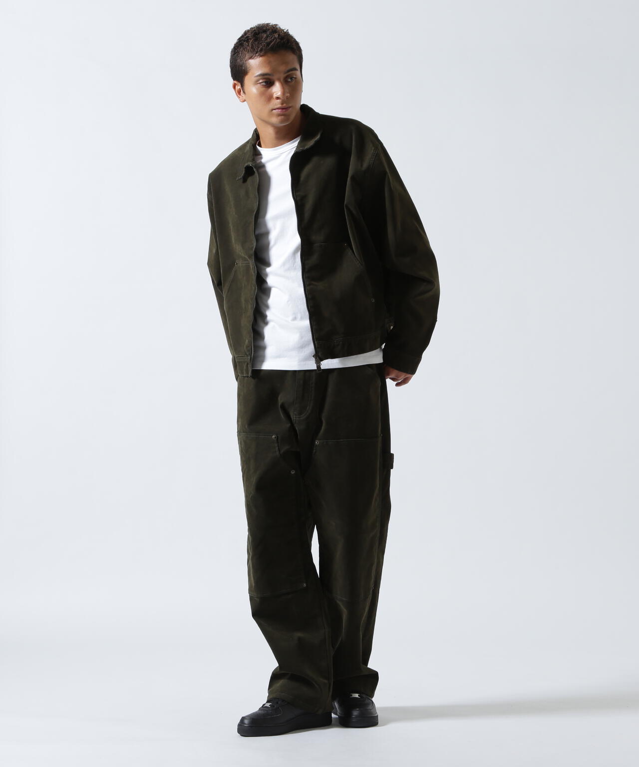 B omnivore/ビーオムニボー FLOCKY DENIM COVER JACKET フロッキーデニムカバージャケット