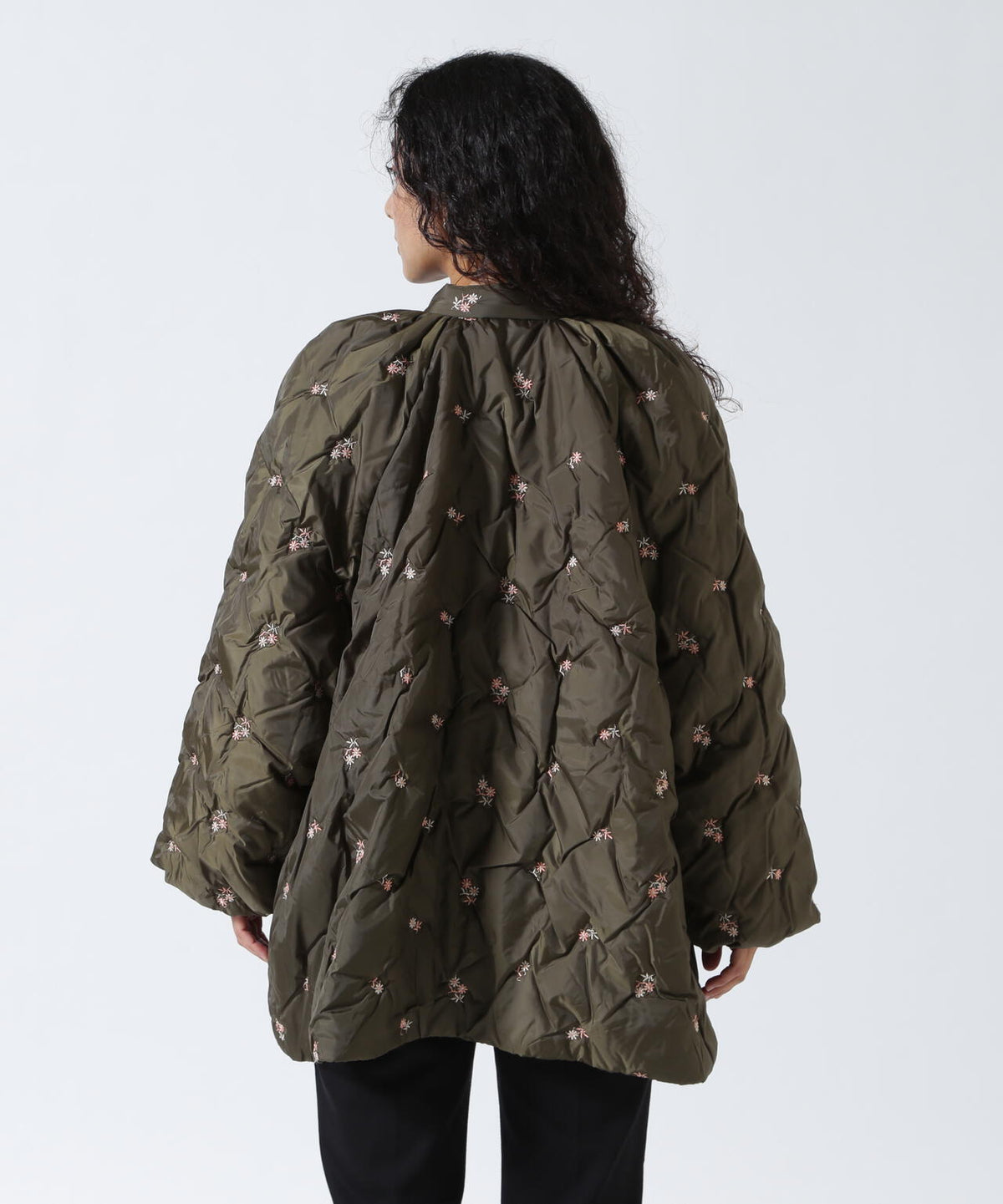 RHODOLIRION/ロドリリオン Padded Coat - Original Floral Emb. RV1025B