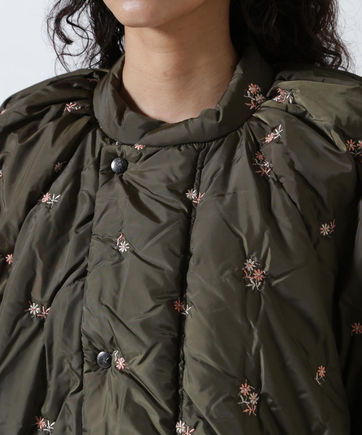 RHODOLIRION/ロドリリオン Padded Coat - Original Floral Emb. RV1025B