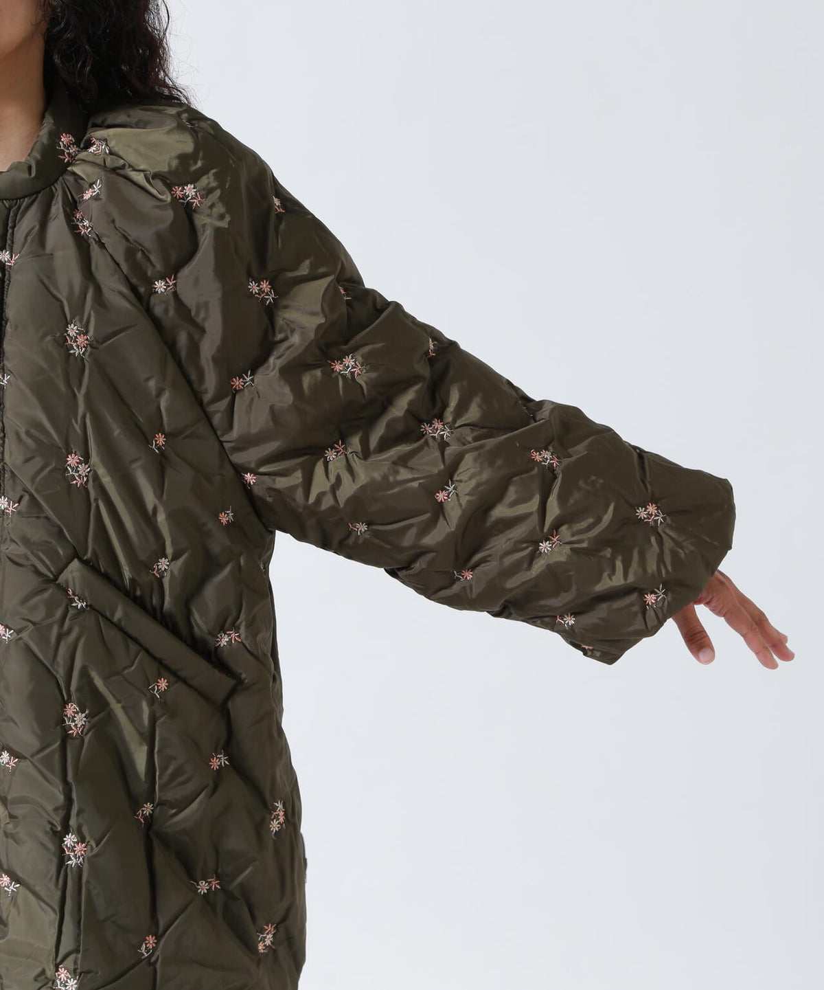 RHODOLIRION/ロドリリオン Padded Coat - Original Floral Emb. RV1025B