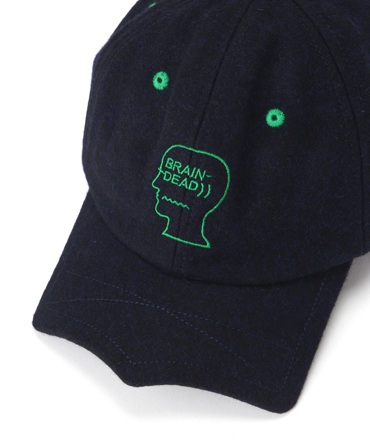 BRAIN DEAD/ブレインデッド Batwing Logohead Flannel Hat