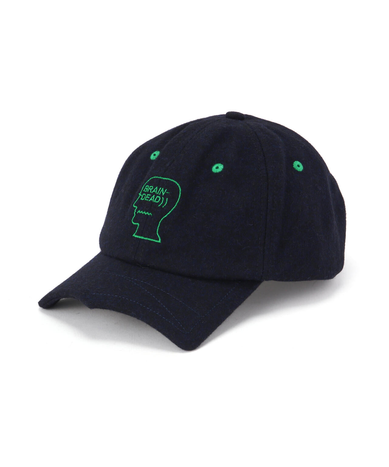 BRAIN DEAD/ブレインデッド Batwing Logohead Flannel Hat