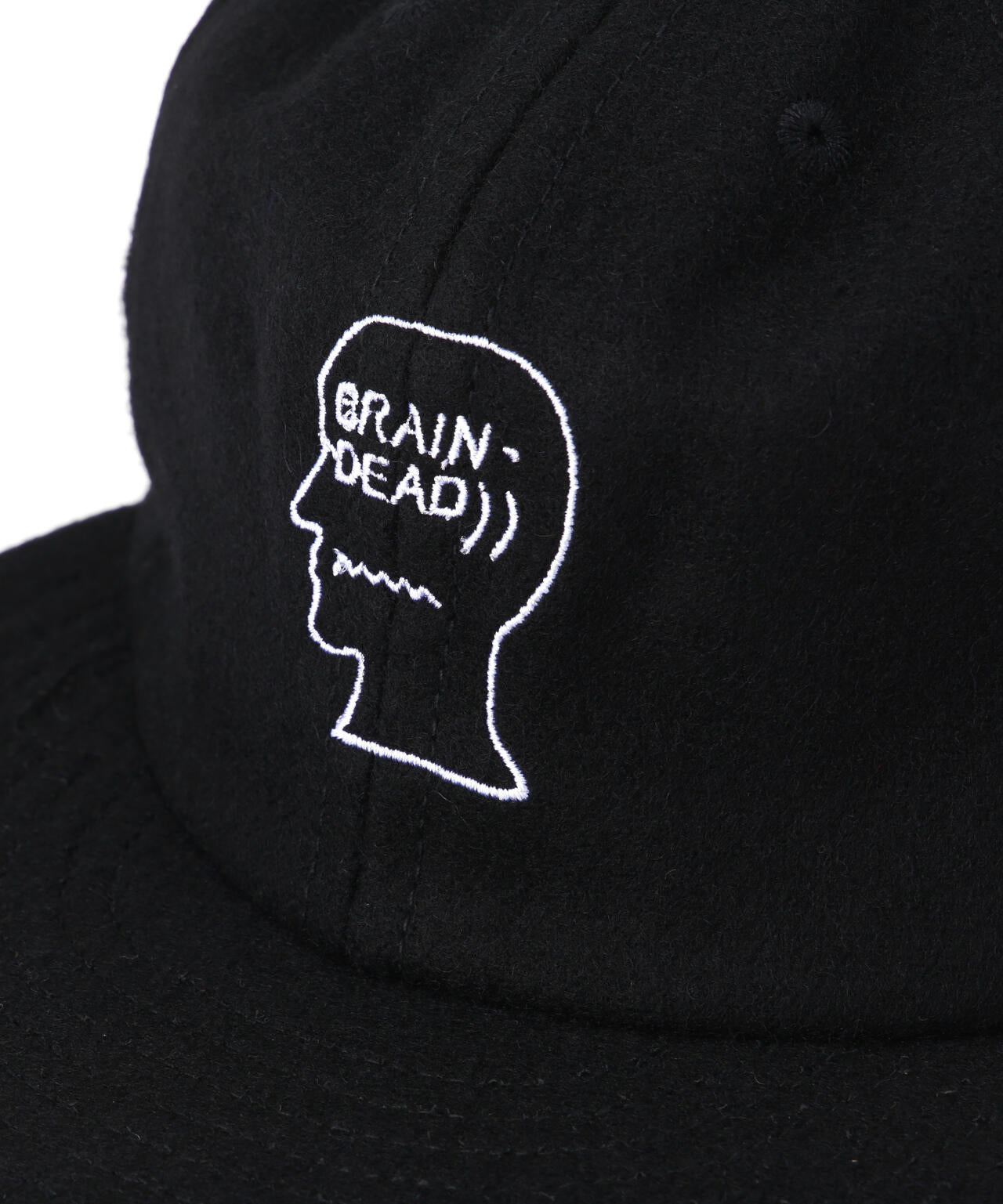 BRAIN DEAD/ブレインデッド FLANNEL LOGOHEAD 6PANEL HAT