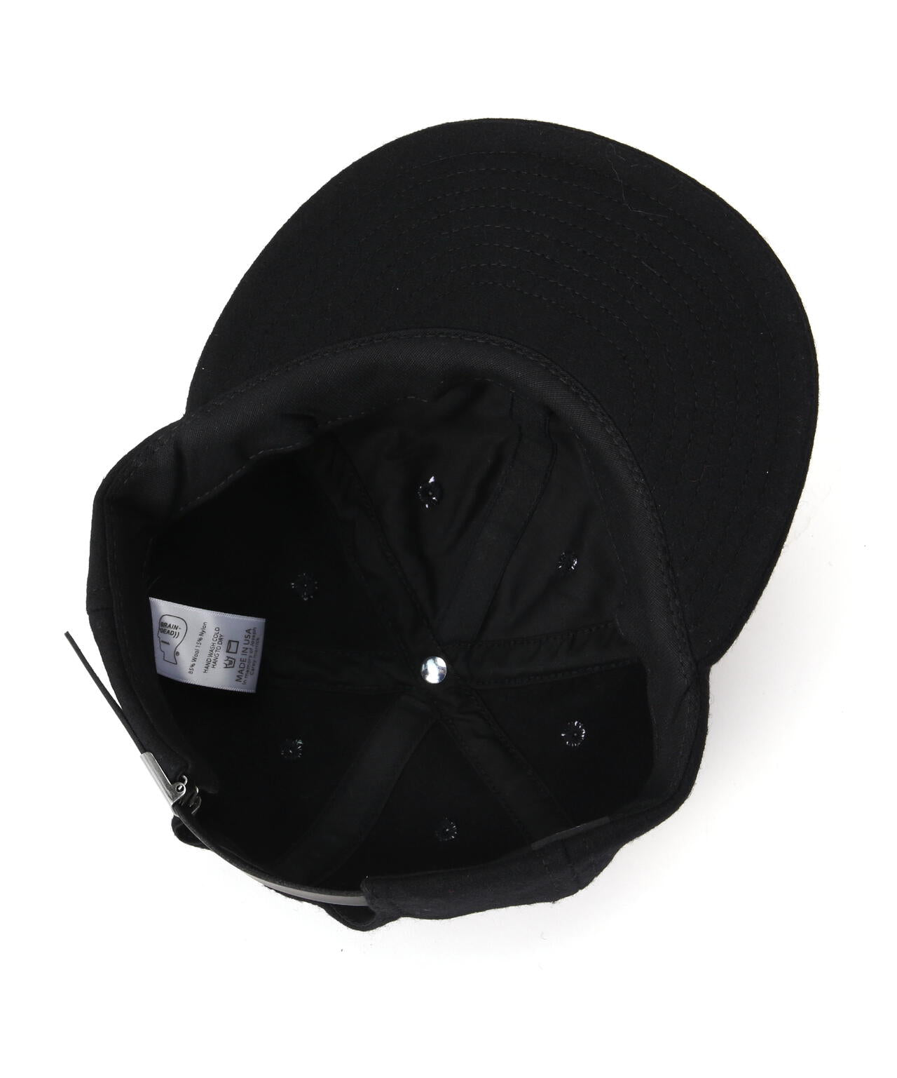 BRAIN DEAD/ブレインデッド FLANNEL LOGOHEAD 6PANEL HAT
