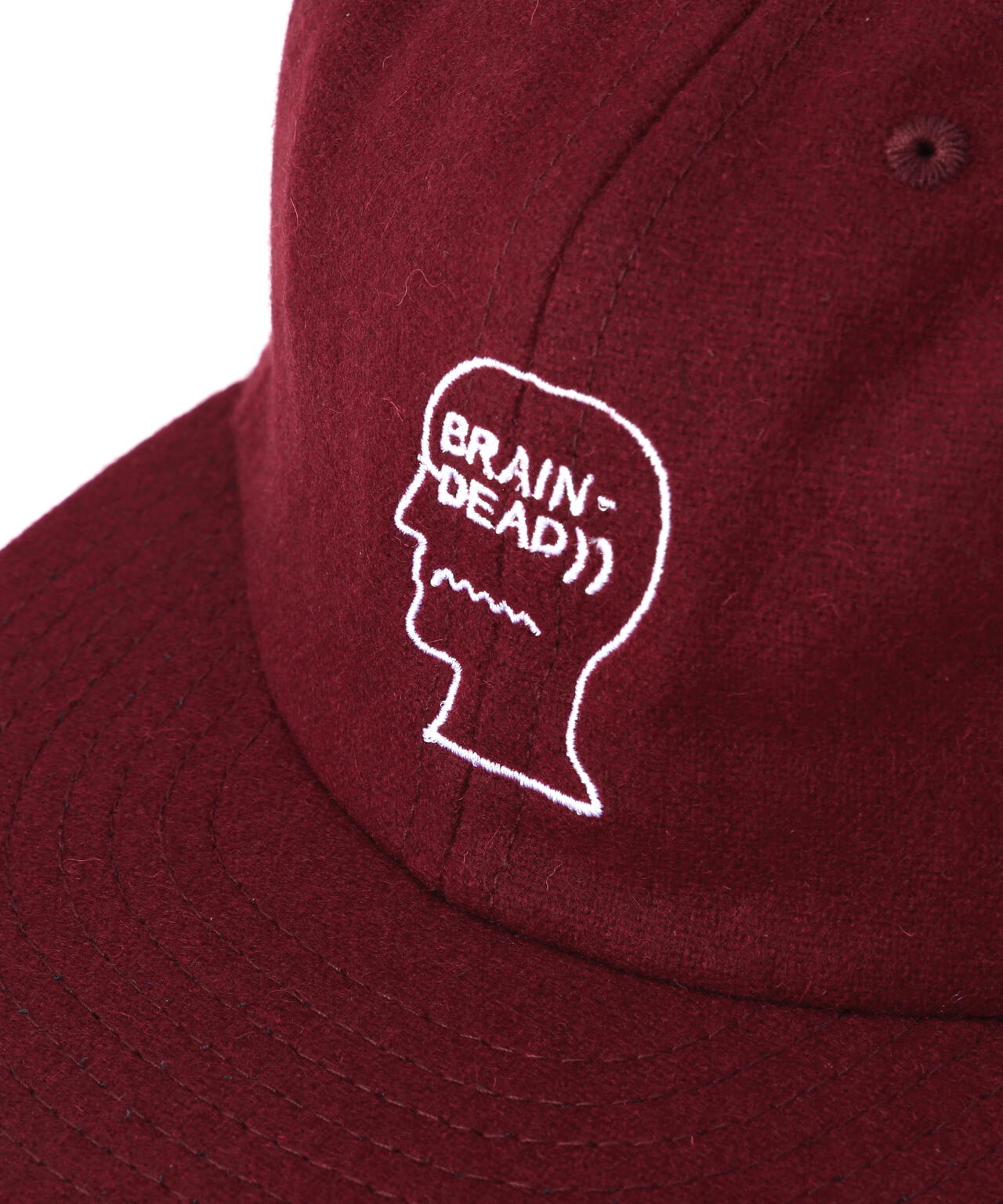 BRAIN DEAD/ブレインデッド FLANNEL LOGOHEAD 6PANEL HAT