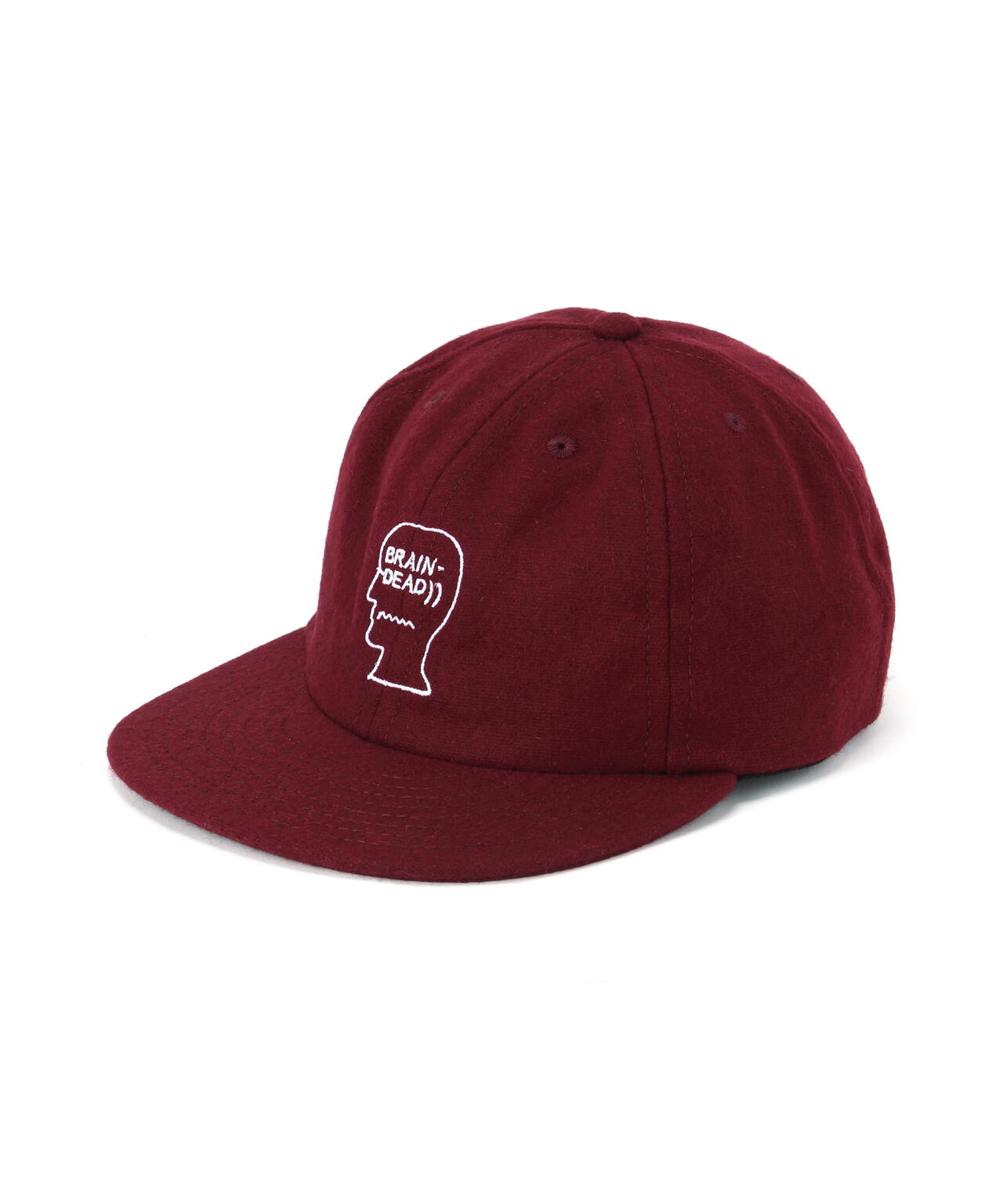 BRAIN DEAD/ブレインデッド FLANNEL LOGOHEAD 6PANEL HAT