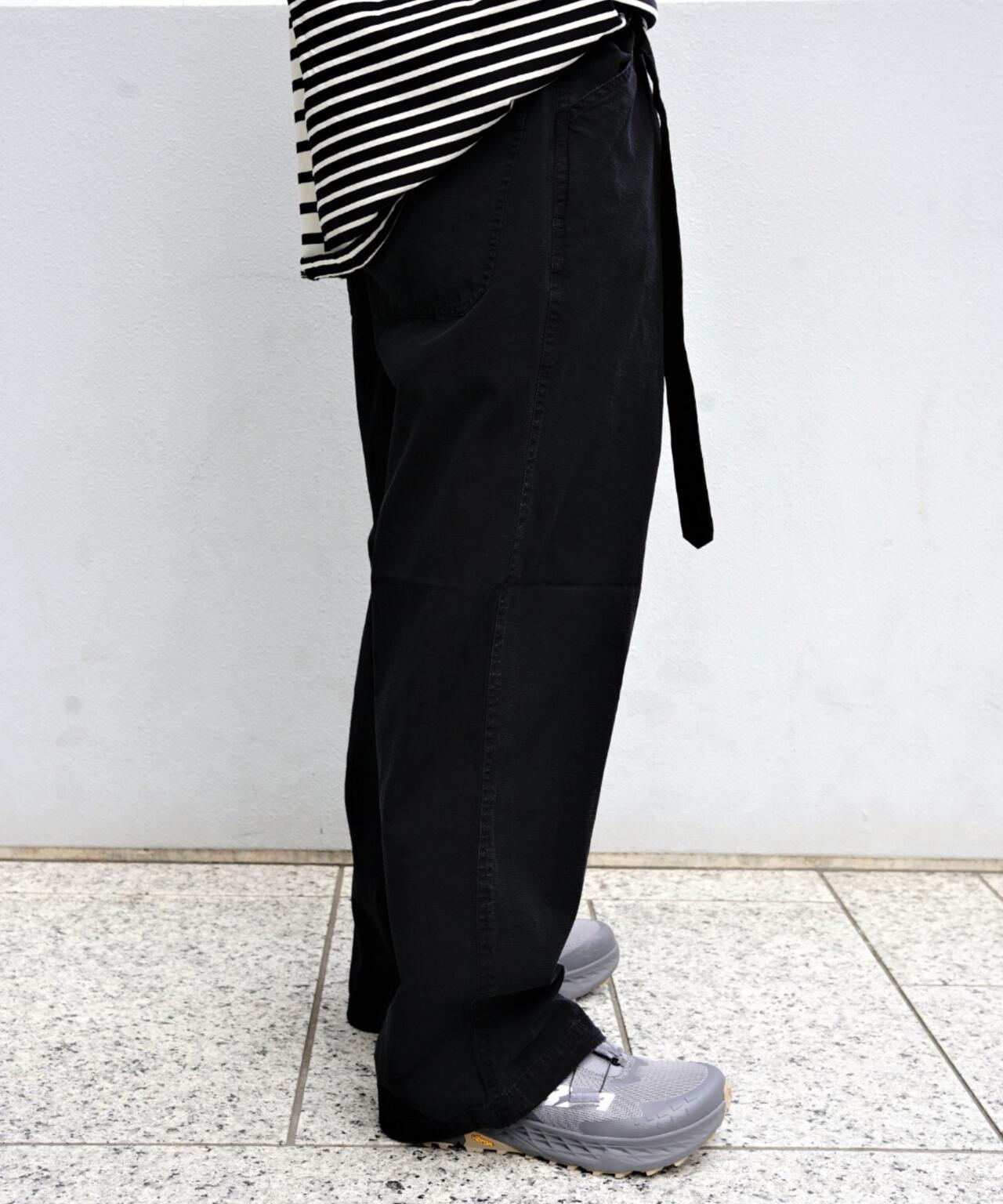 B omnivore/ビーオムニボー RIPSTOP BELT PANTS リップストップベルトパンツ