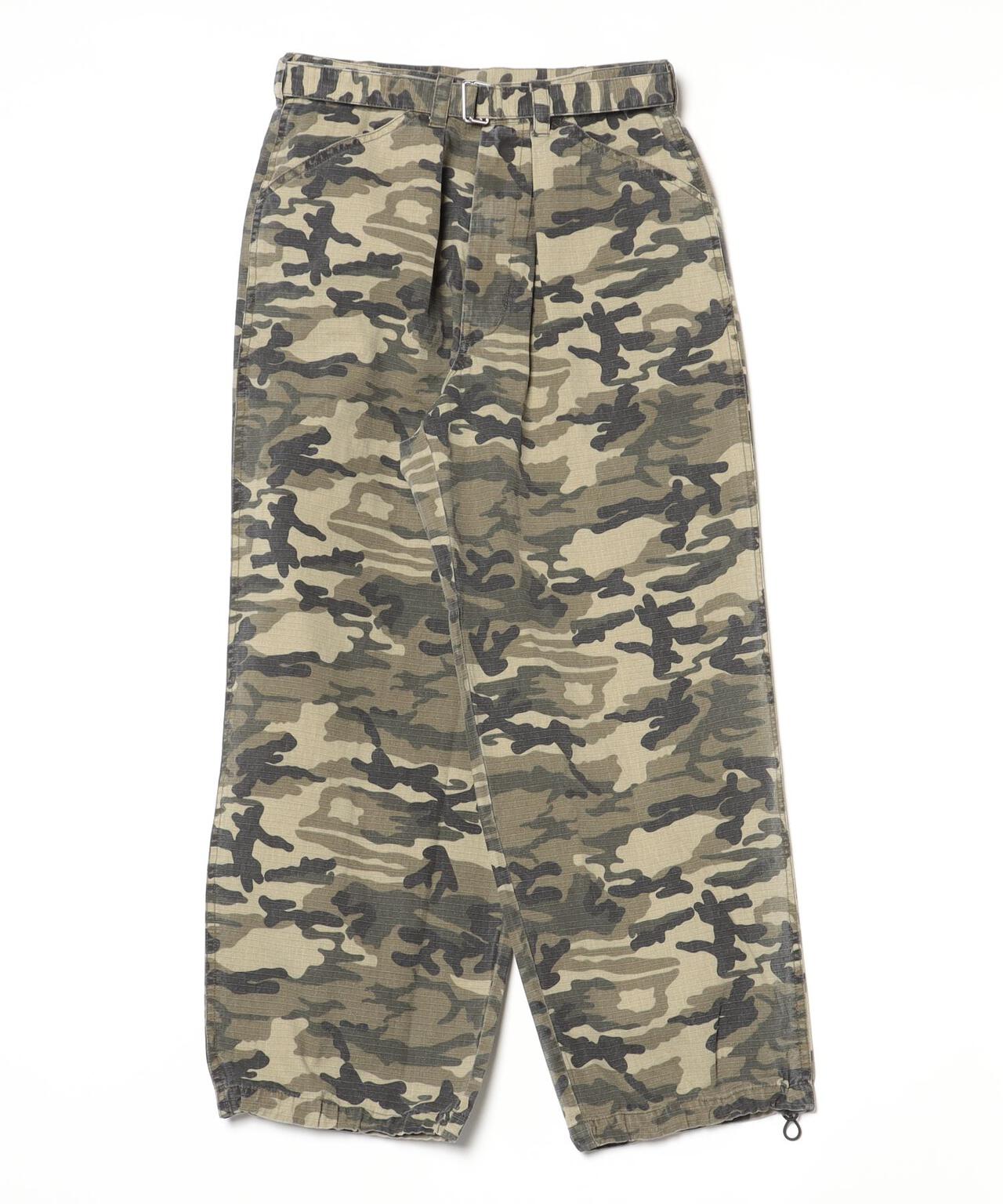 B omnivore/ビーオムニボー RIPSTOP BELT PANTS リップストップベルトパンツ