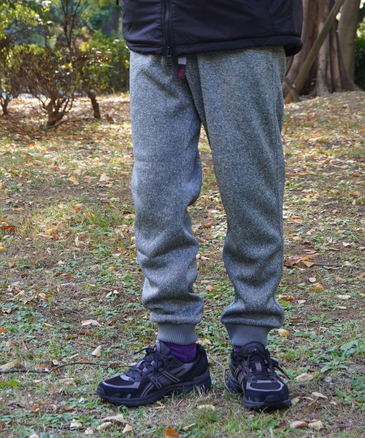GRAMICCI/グラミチ BONDING KNIT FLEECE NARROW RIB PANT