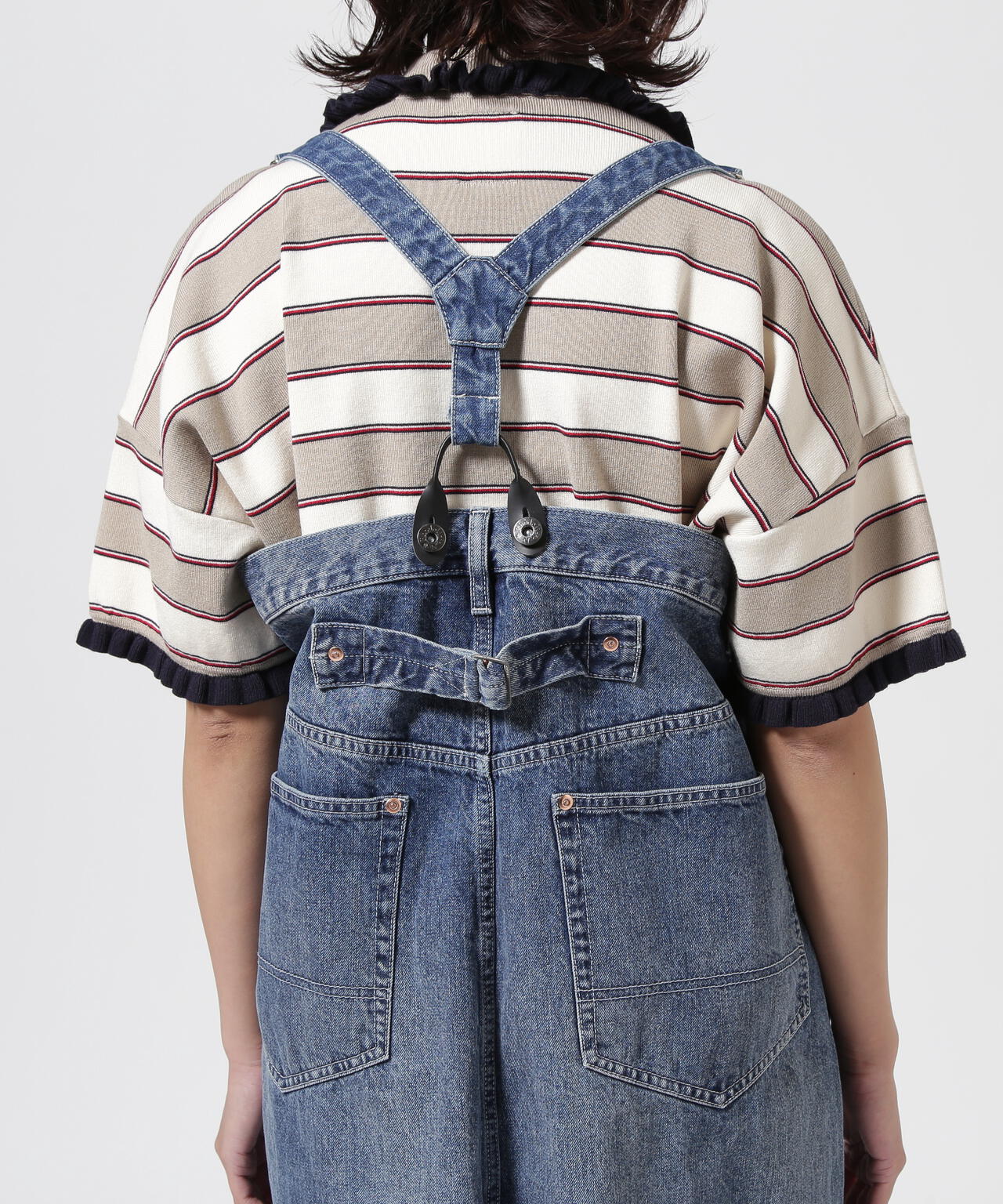 RHODOLIRION/ロドリリオン 5Pockets Suspender Pant-Denim
