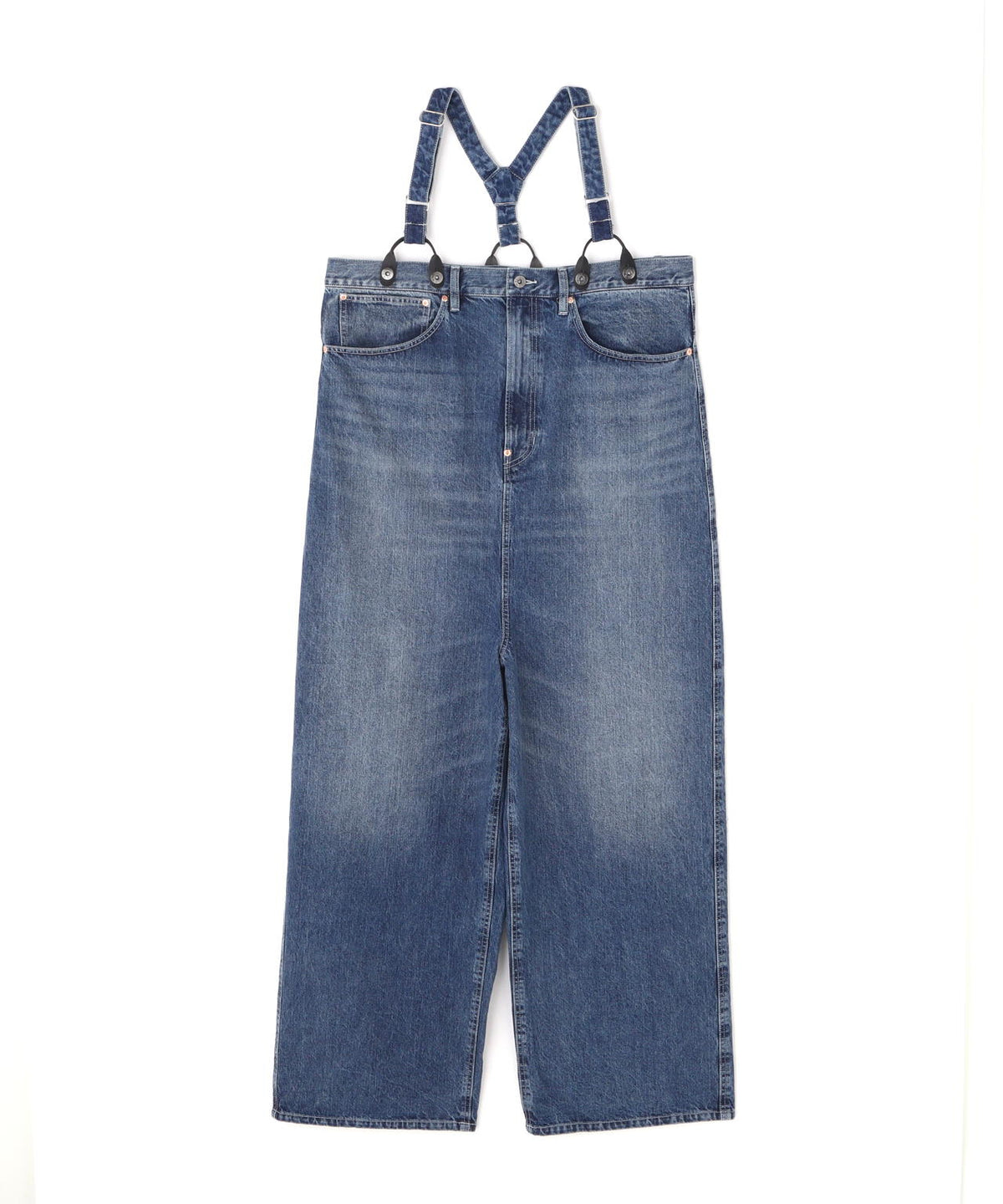 RHODOLIRION/ロドリリオン 5Pockets Suspender Pant-Denim