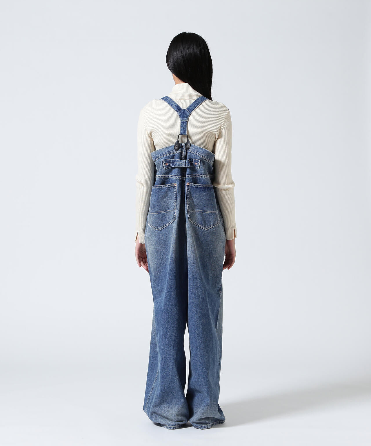 RHODOLIRION/ロドリリオン 5Pockets Suspender Pants - Denim