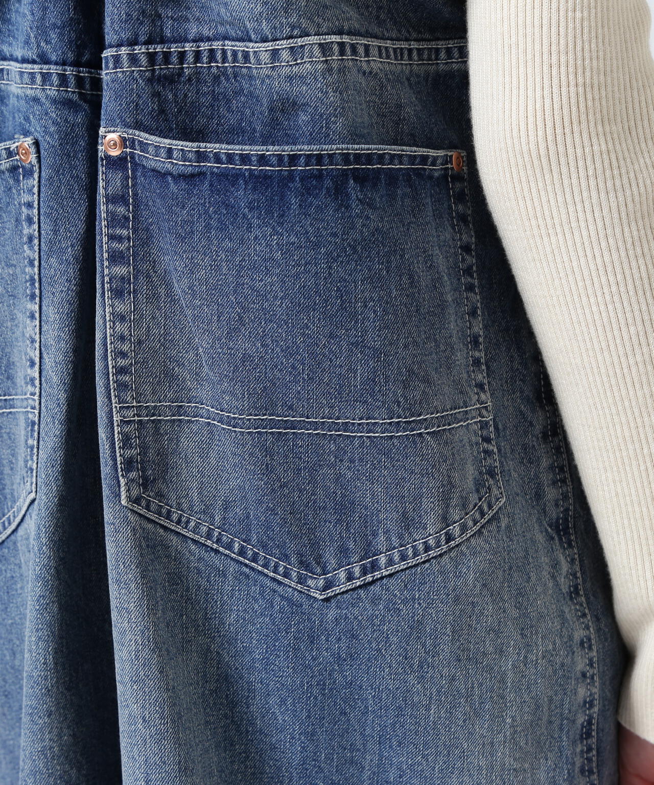 RHODOLIRION/ロドリリオン 5Pockets Suspender Pants - Denim