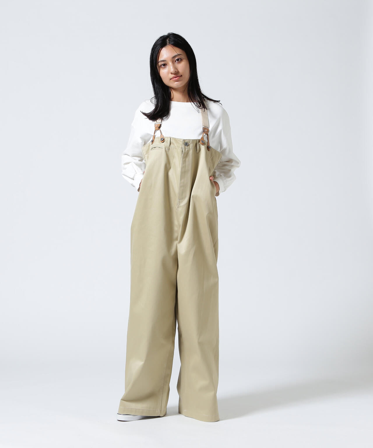 RHODOLIRION/ロドリリオン Suspender Pants - Chino Cloth
