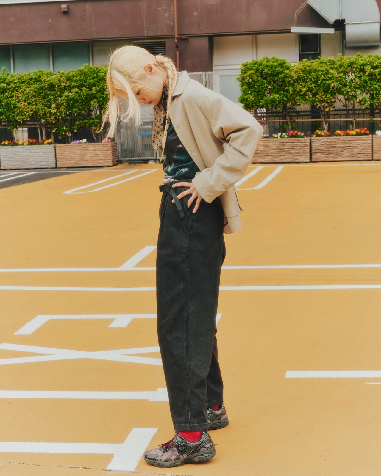 GRAMICCI×BEAVER/グラミチ×ビーバー 別注TUCK TAPERD DENIM PANT