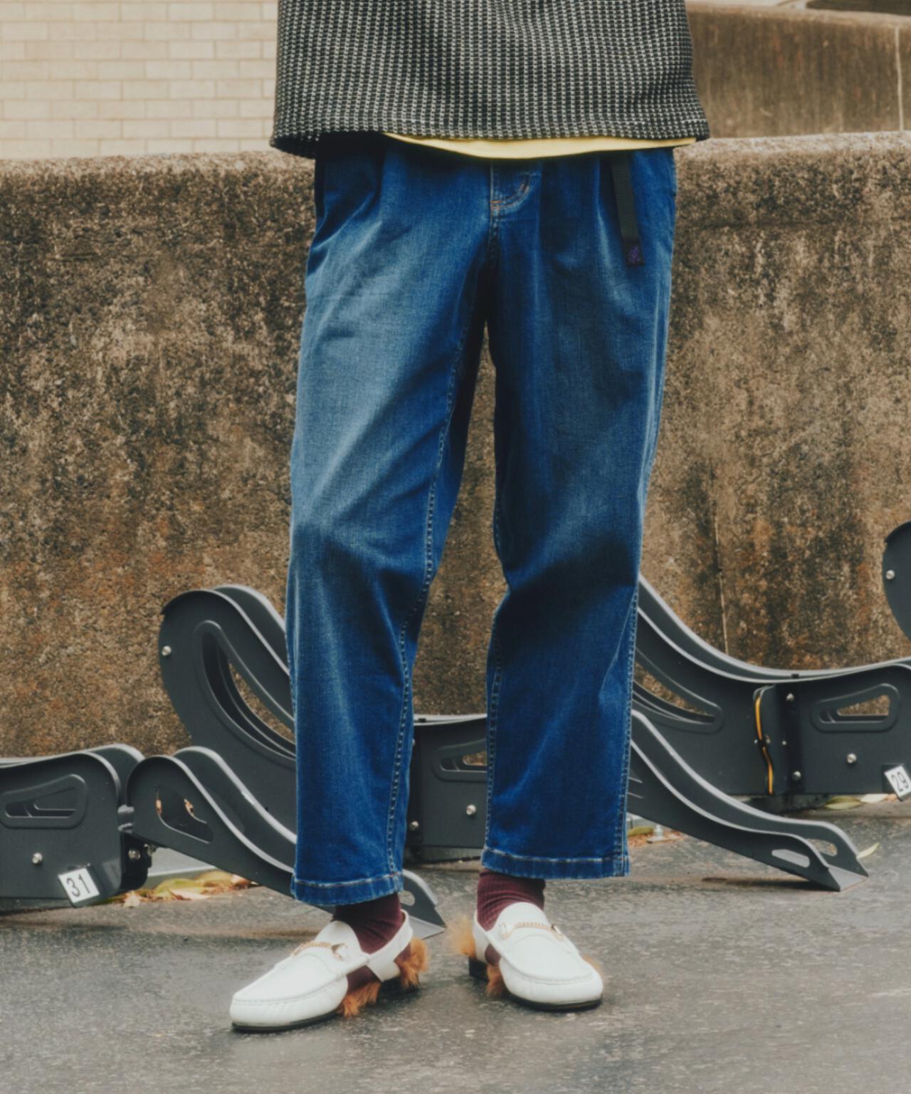 GRAMICCI×BEAVER/グラミチ×ビーバー 別注TUCK TAPERD DENIM PANT
