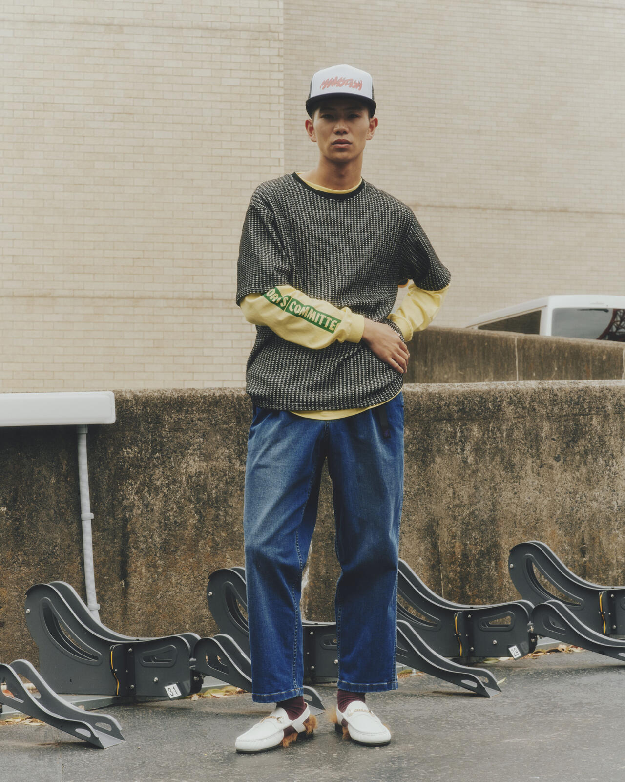 GRAMICCI×BEAVER/グラミチ×ビーバー 別注TUCK TAPERD DENIM PANT