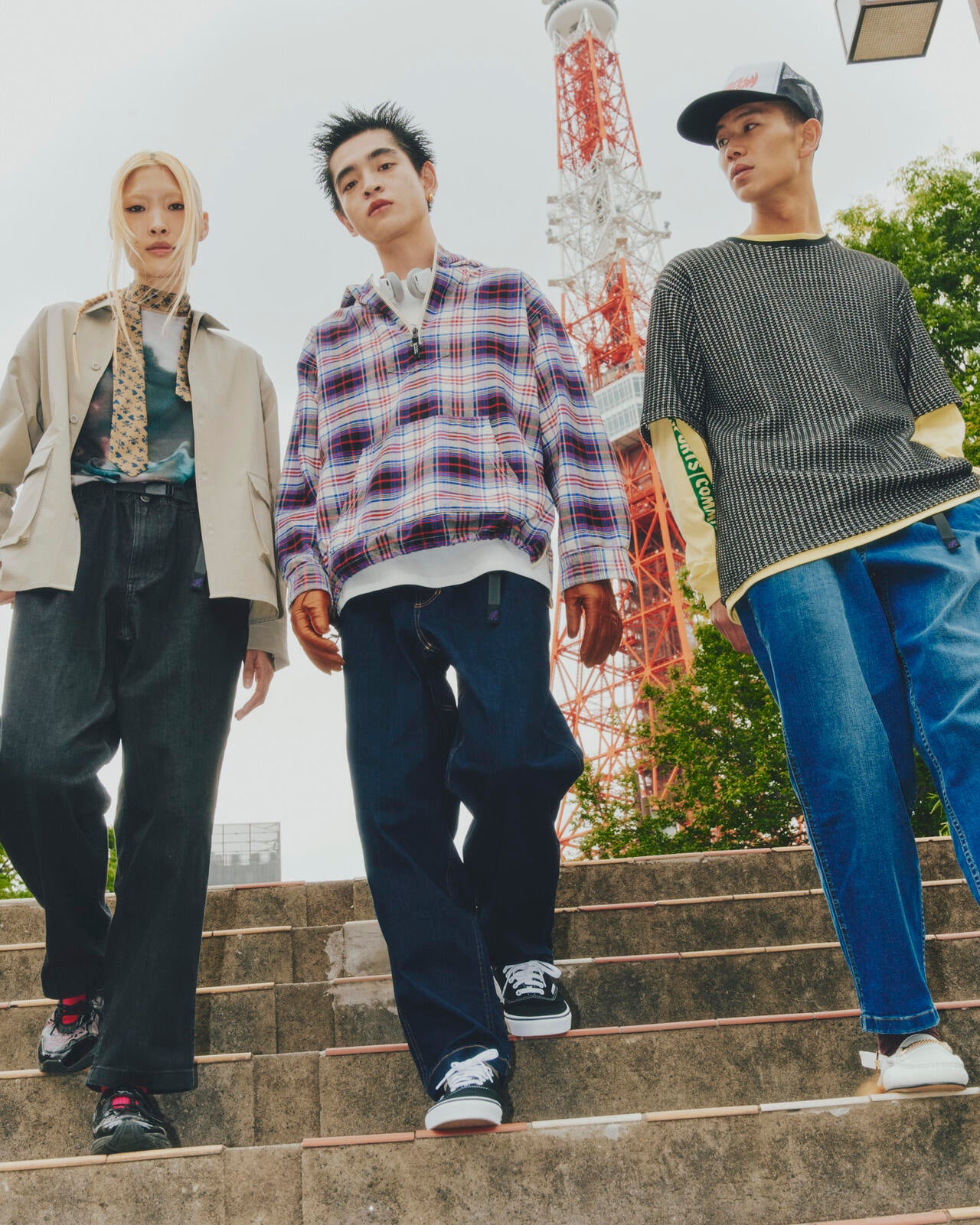 GRAMICCI×BEAVER/グラミチ×ビーバー 別注TUCK TAPERD DENIM PANT