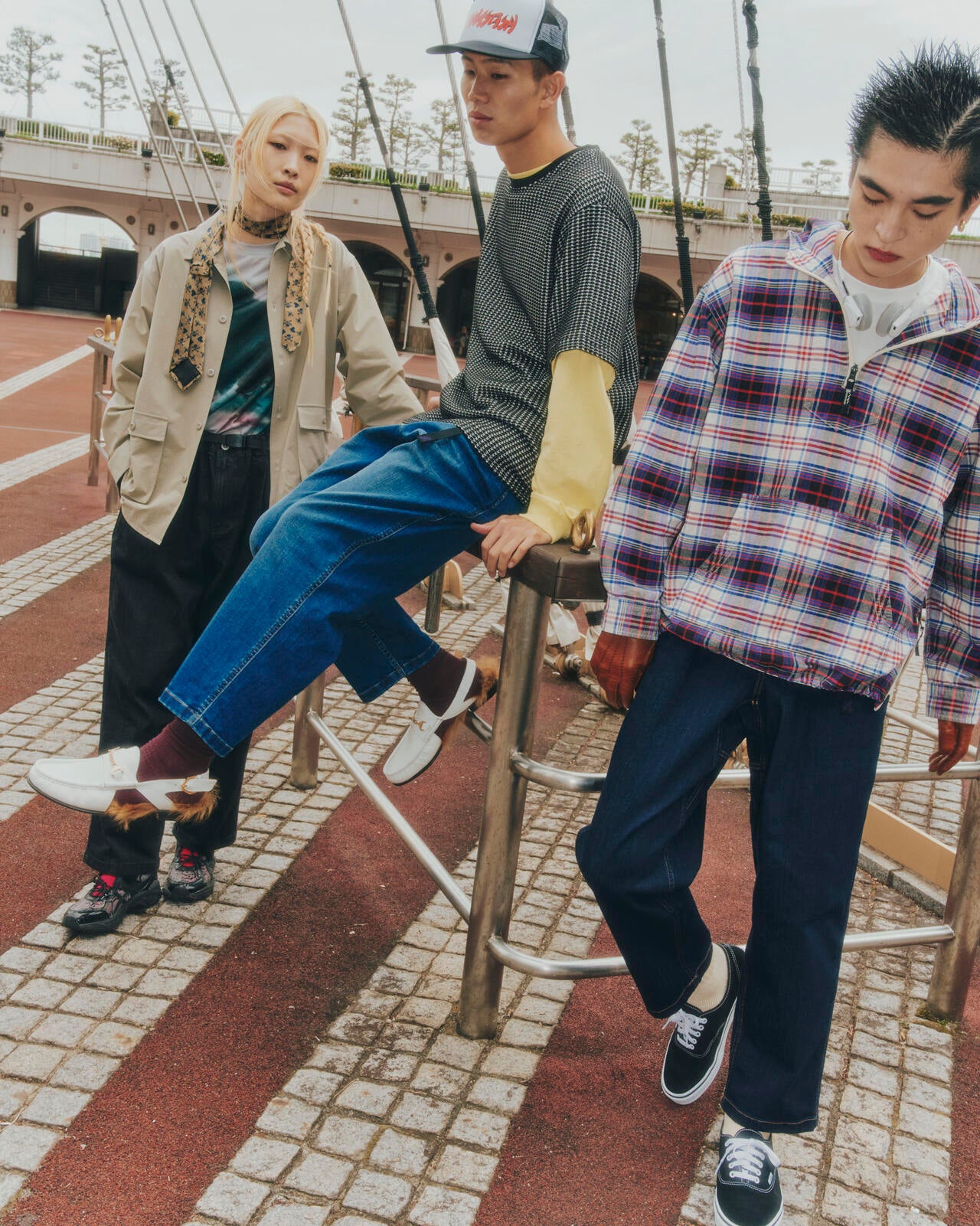 GRAMICCI×BEAVER/グラミチ×ビーバー 別注TUCK TAPERD DENIM PANT
