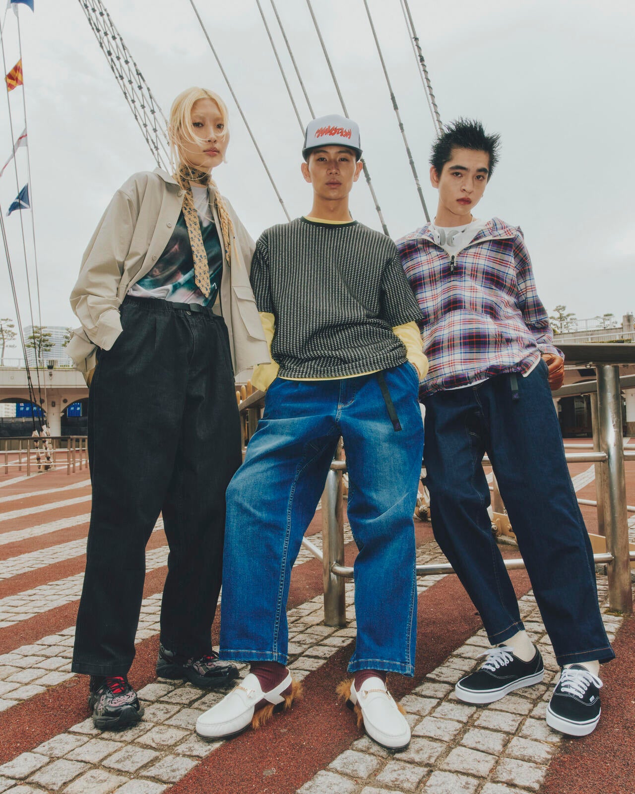 GRAMICCI×BEAVER/グラミチ×ビーバー 別注TUCK TAPERD DENIM PANT