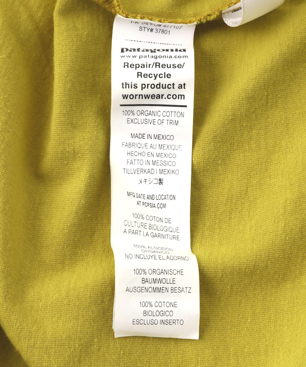 Patagonia/パタゴニア メンズ・アクアティック・アクション・オーガニック・Tシャツ