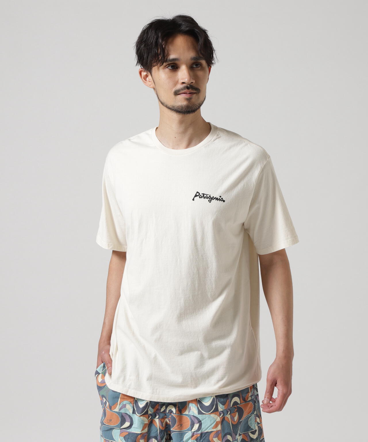 Patagonia/パタゴニア メンズ・アクアティック・アクション・オーガニック・Tシャツ