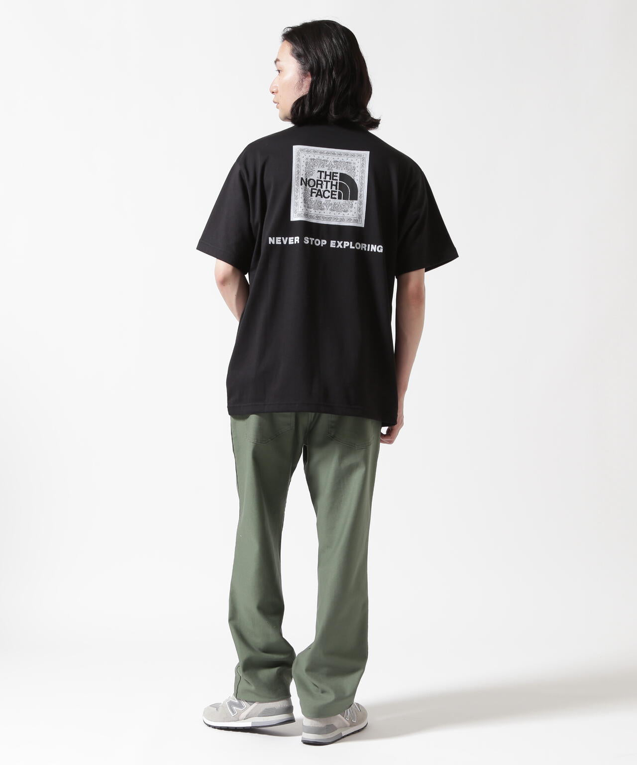 THE NORTH FACE S/S Bandana Square Logo Tee
