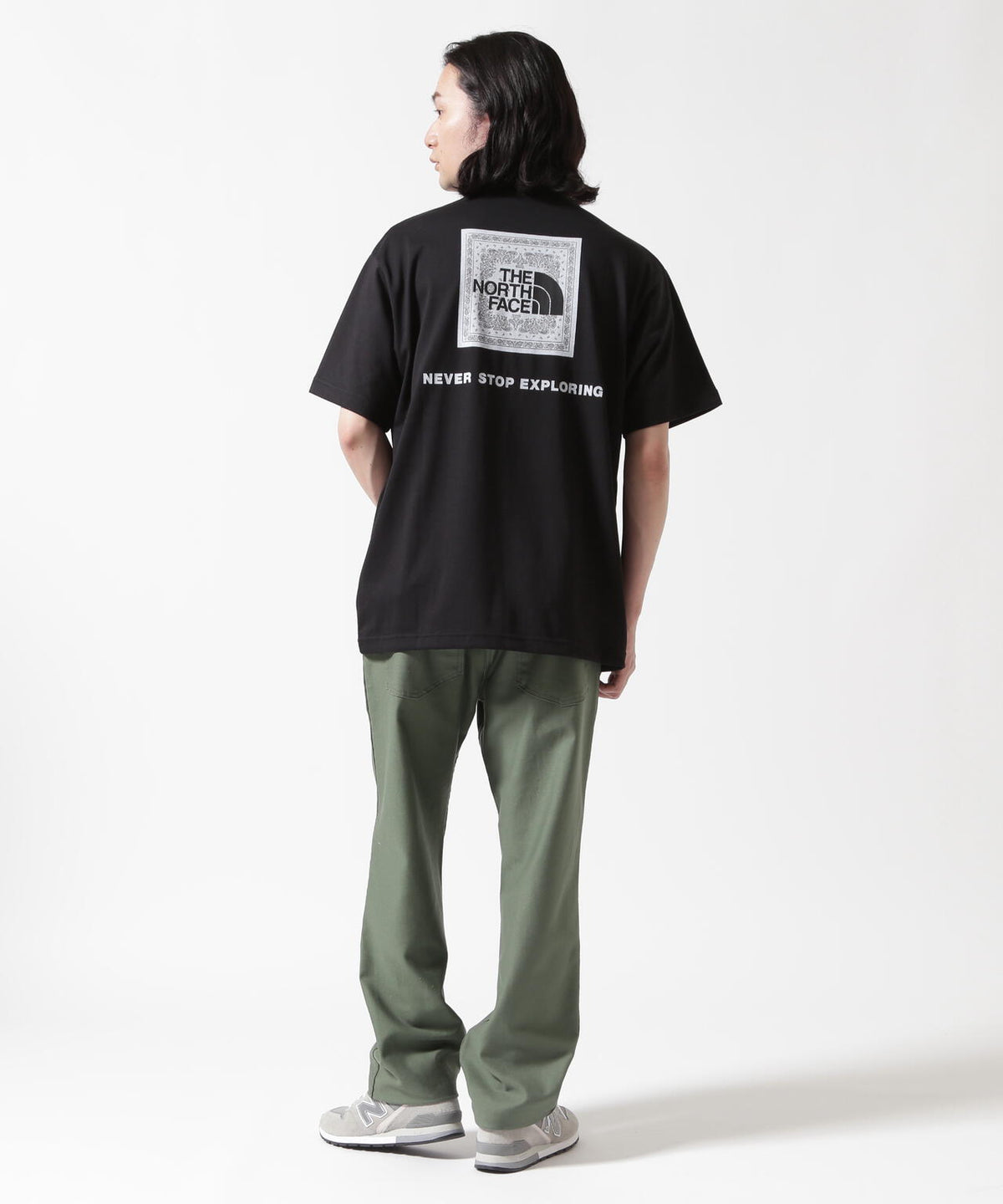 THE NORTH FACE S/S Bandana Square Logo Tee