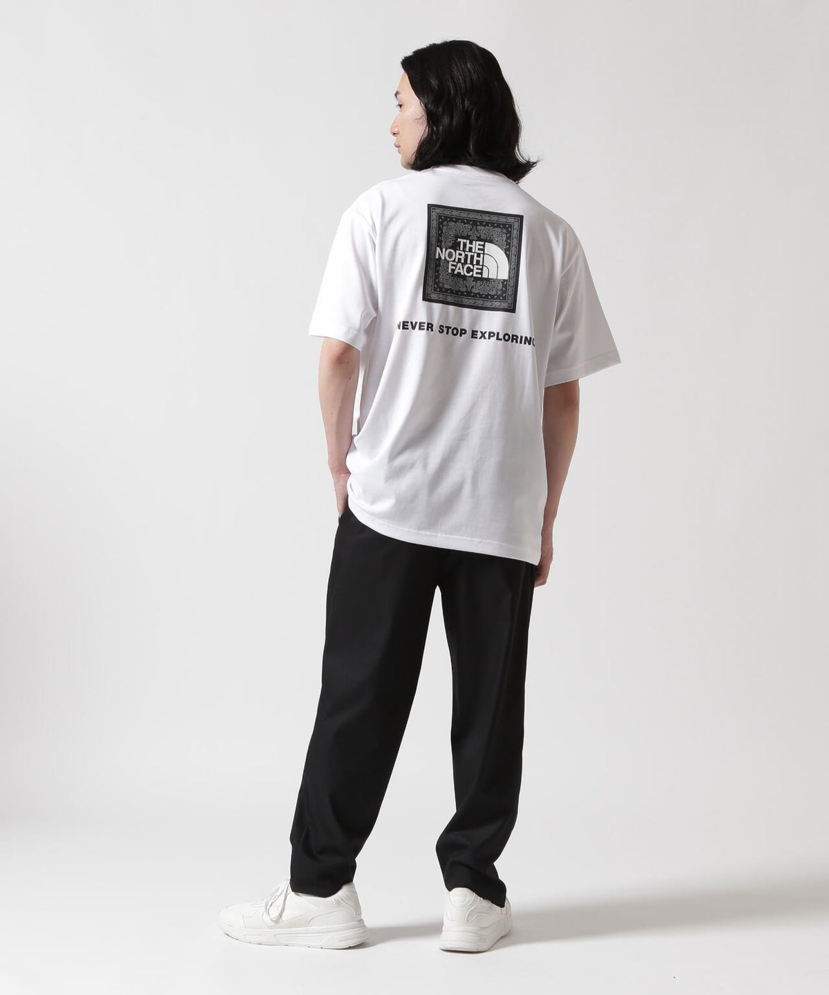 THE NORTH FACE S/S Bandana Square Logo Tee