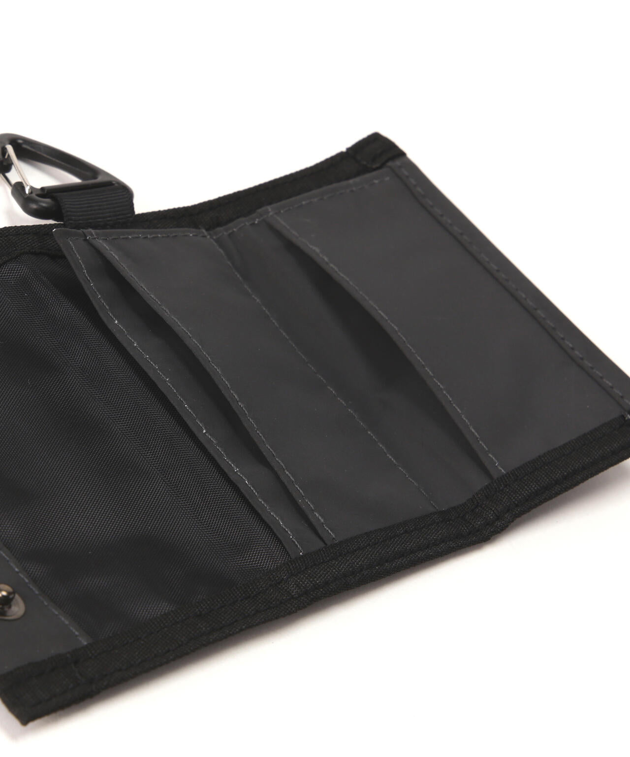 PACKING/パッキング BLACK REFLECTIVE WALLET