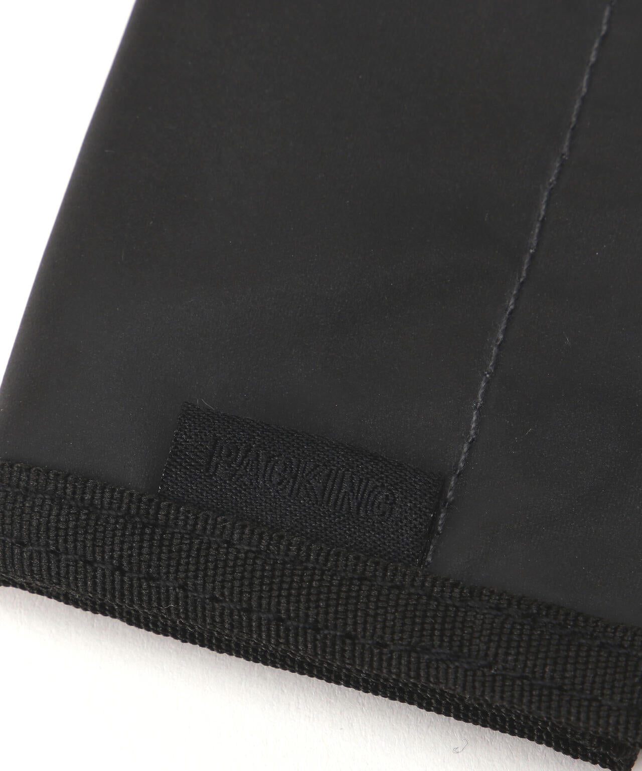 PACKING/パッキング BLACK REFLECTIVE WALLET