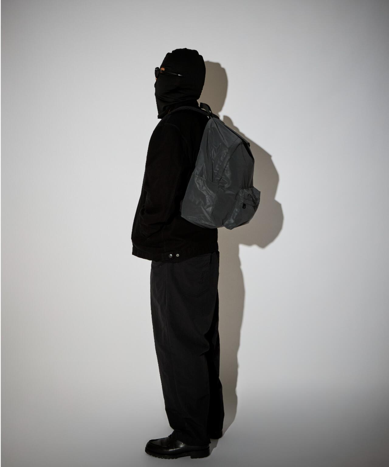 PACKING/パッキング BLACK REFLECTIVE BACKPACK