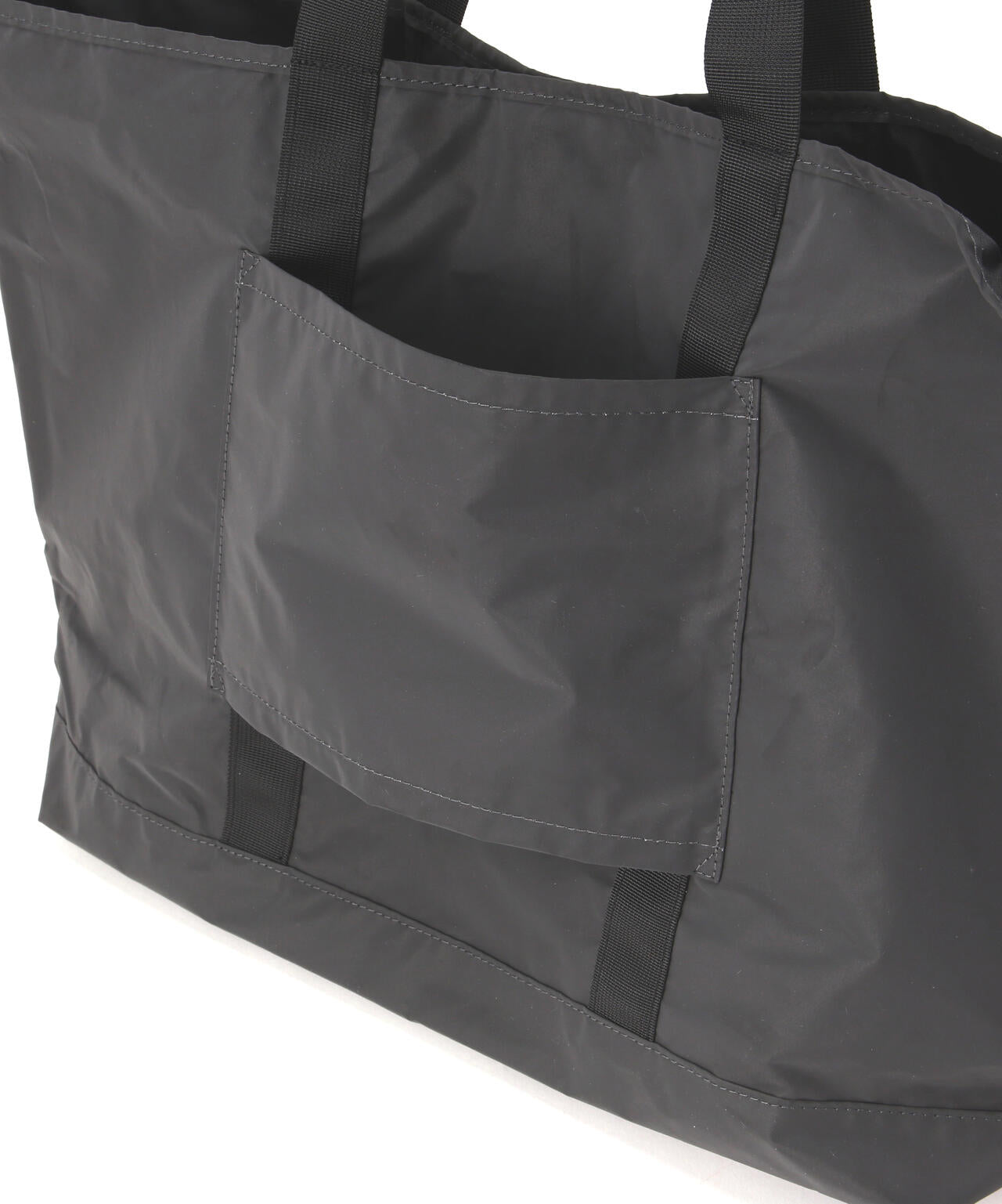 PACKING/パッキング BLACK REFLECTIVE TOTE