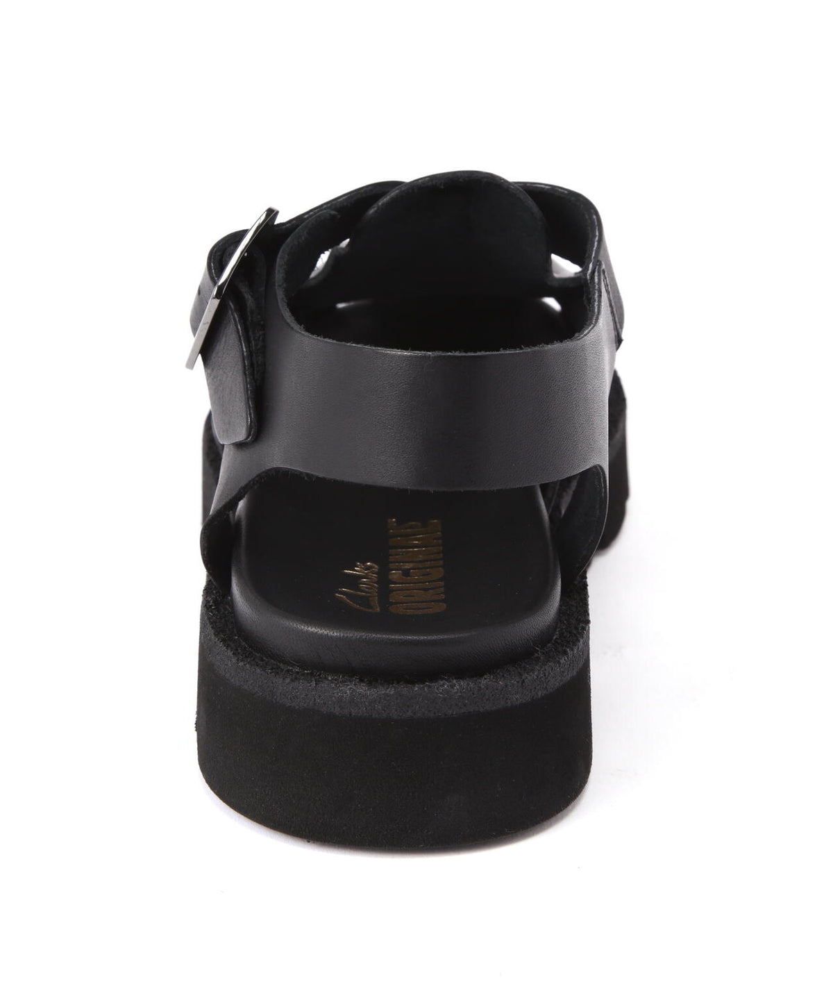 CLARKS/クラークス Meare Buckle レディースメアバックル (ブラックレザー)