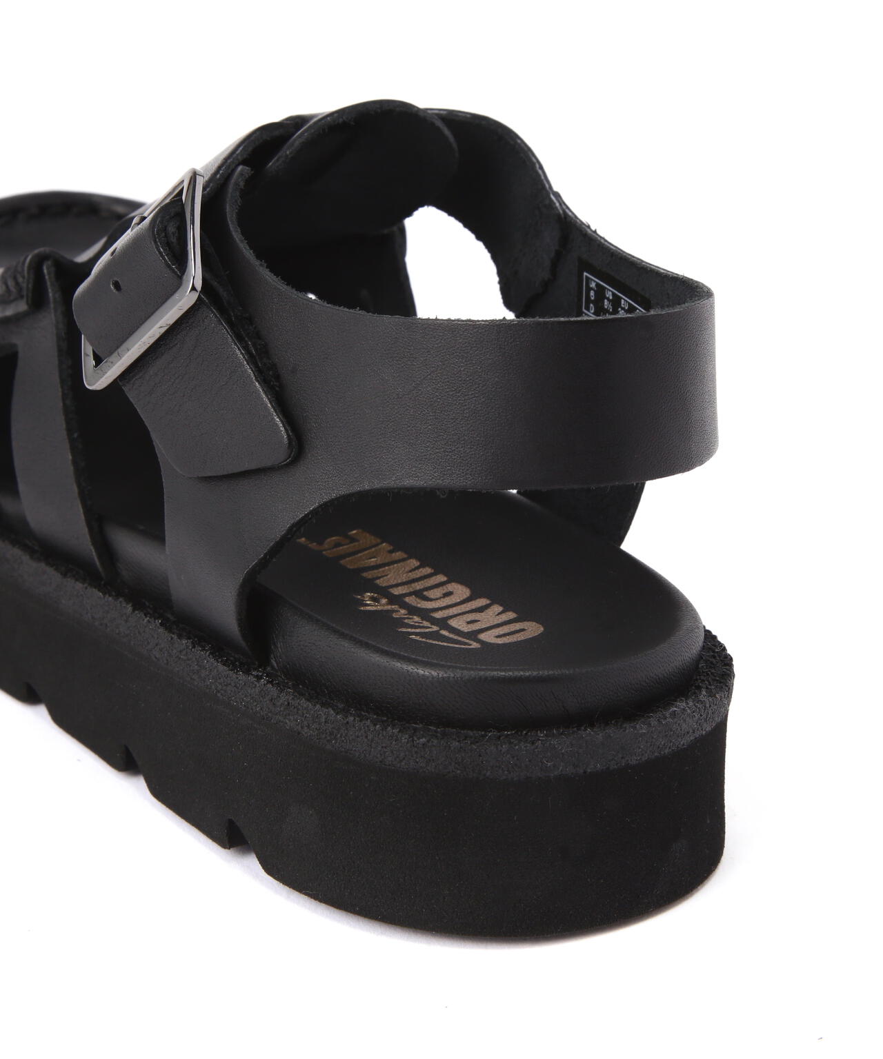 CLARKS/クラークス Meare Buckle レディースメアバックル (ブラックレザー)