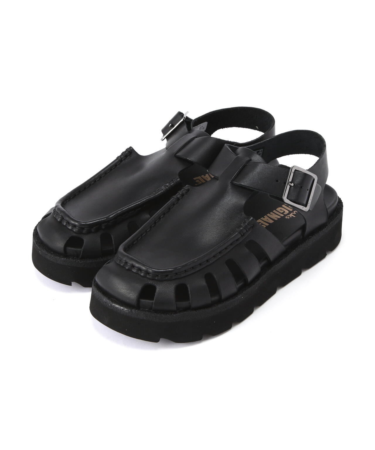 CLARKS/クラークス Meare Buckle レディースメアバックル (ブラックレザー)