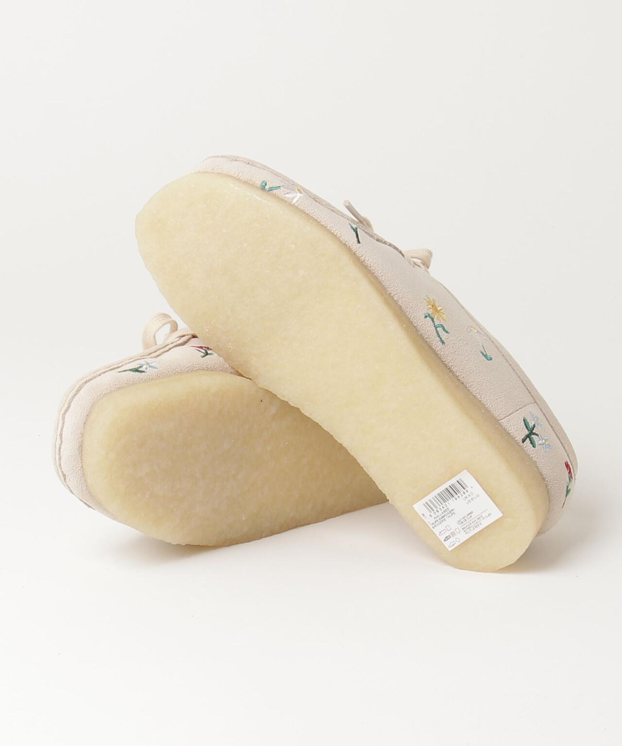 CLARKS/クラークス Wallabee Taupe Emb ワラビートープエンブロイダリー レディース