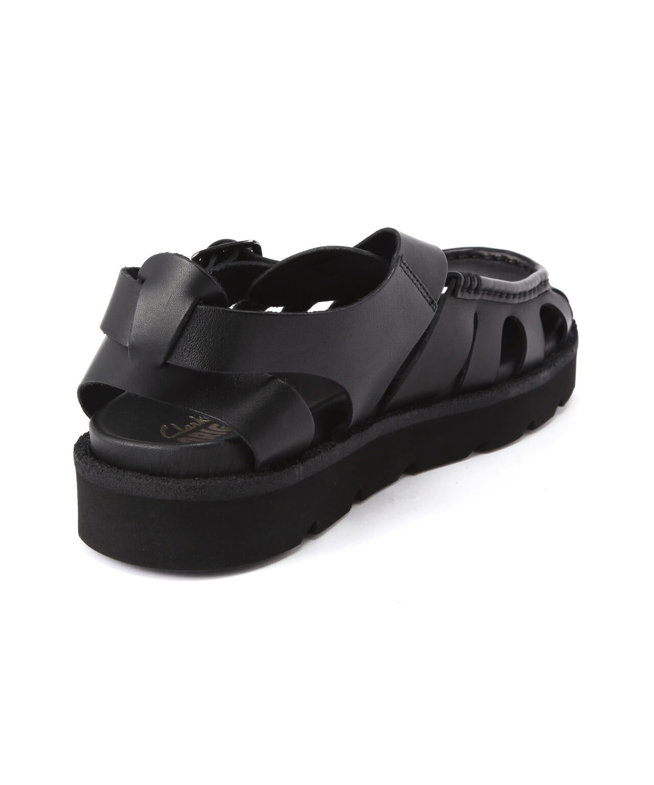 CLARKS/クラークス Meare Buckle メンズメアバックル (ブラックレザー)