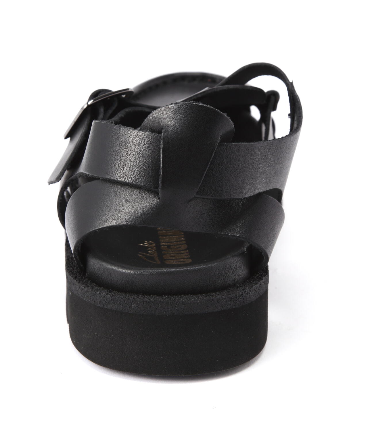 CLARKS/クラークス Meare Buckle メンズメアバックル (ブラックレザー)