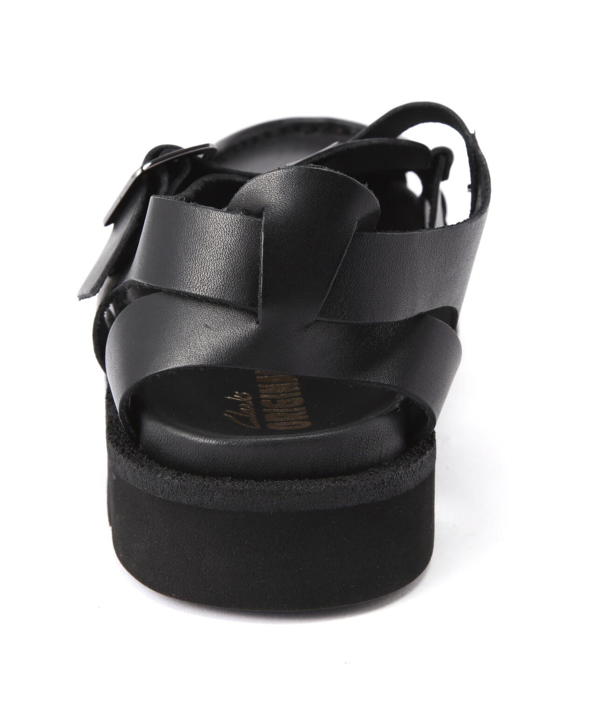 CLARKS/クラークス Meare Buckle メンズメアバックル (ブラックレザー)