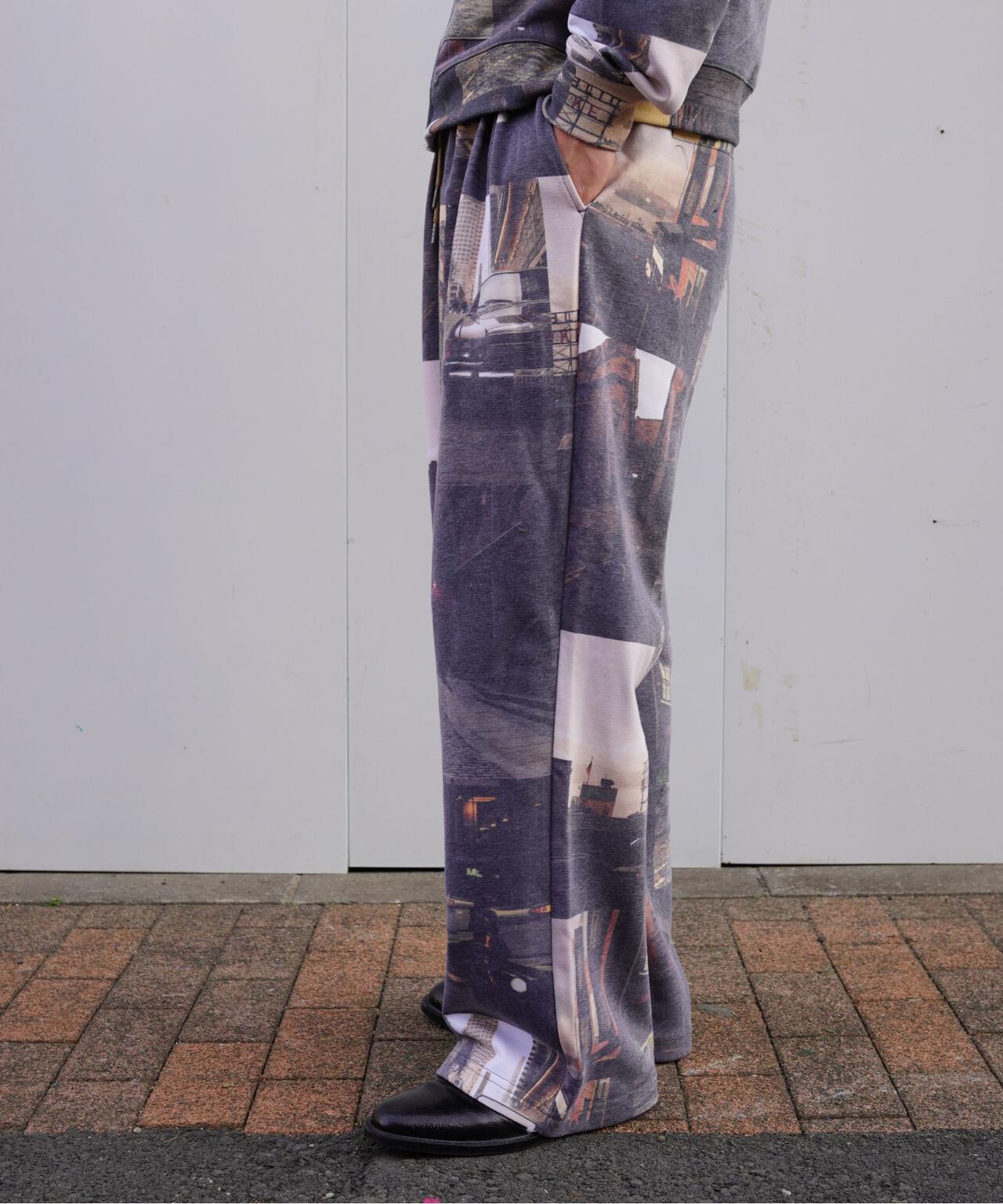 B omnivore/ビーオムニボー GRAPHIC PANTS