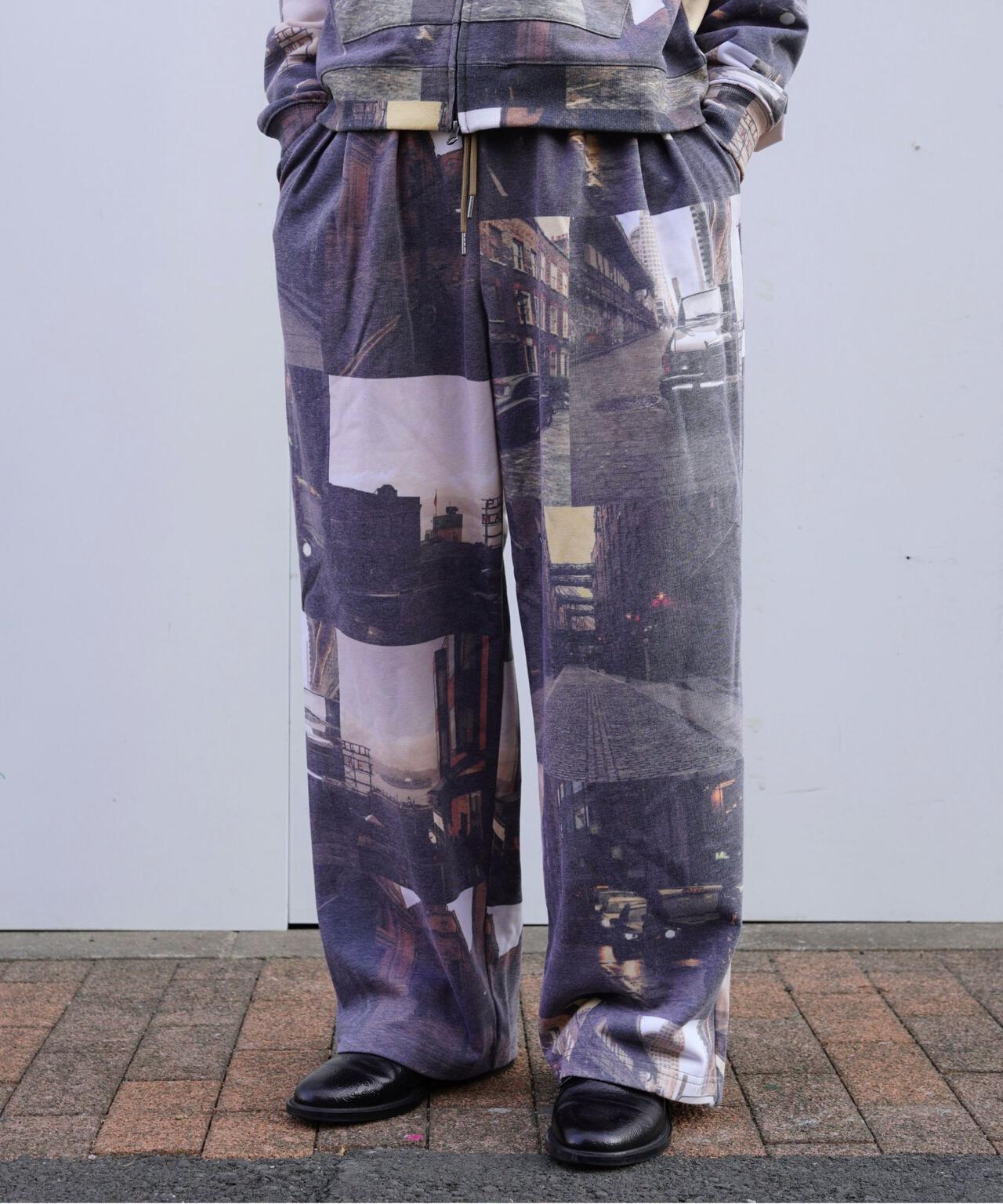 B omnivore/ビーオムニボー GRAPHIC PANTS