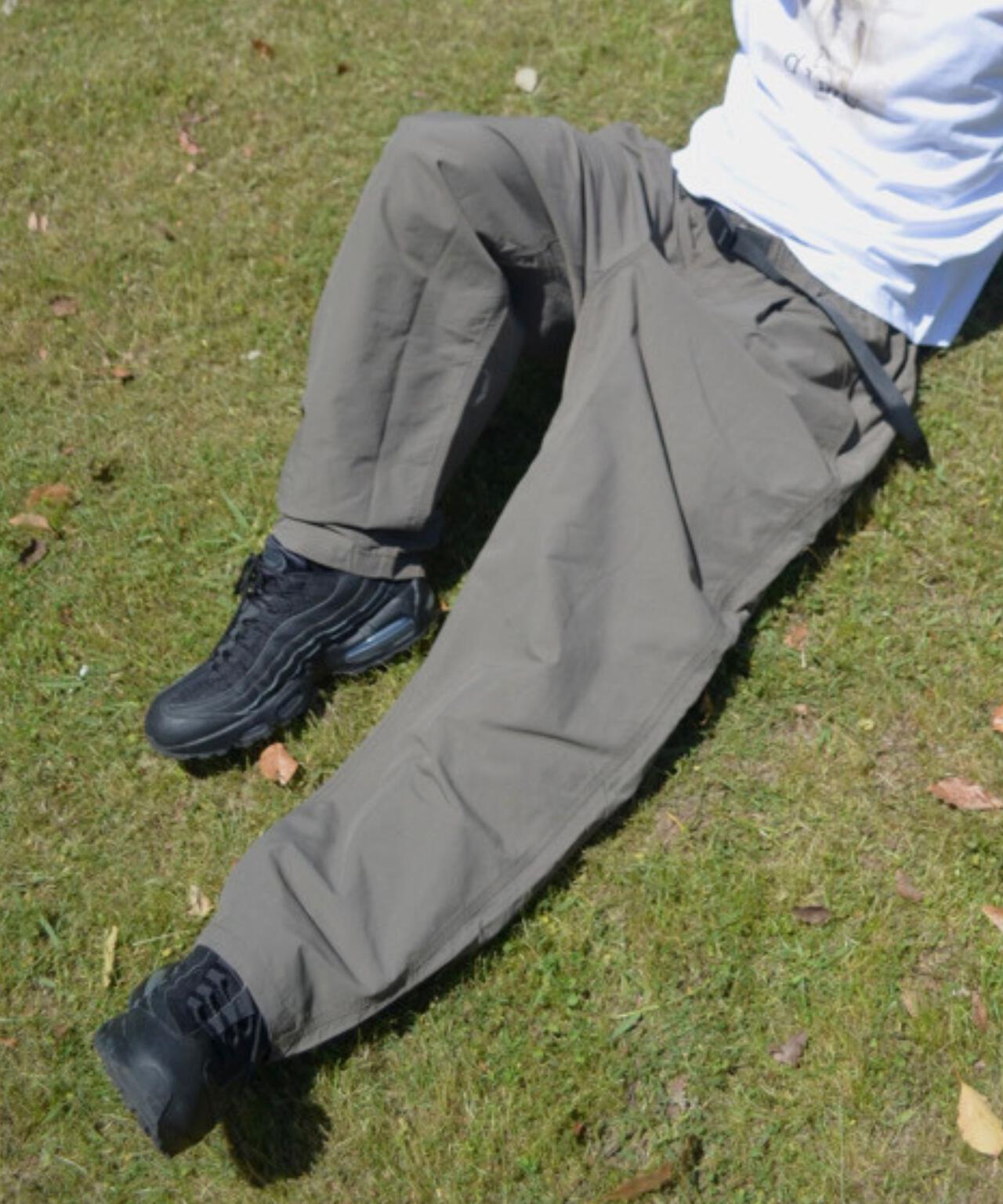 Gramicci/グラミチ 別注NYLON TUCK PANTS 別注ナイロンタックパンツ